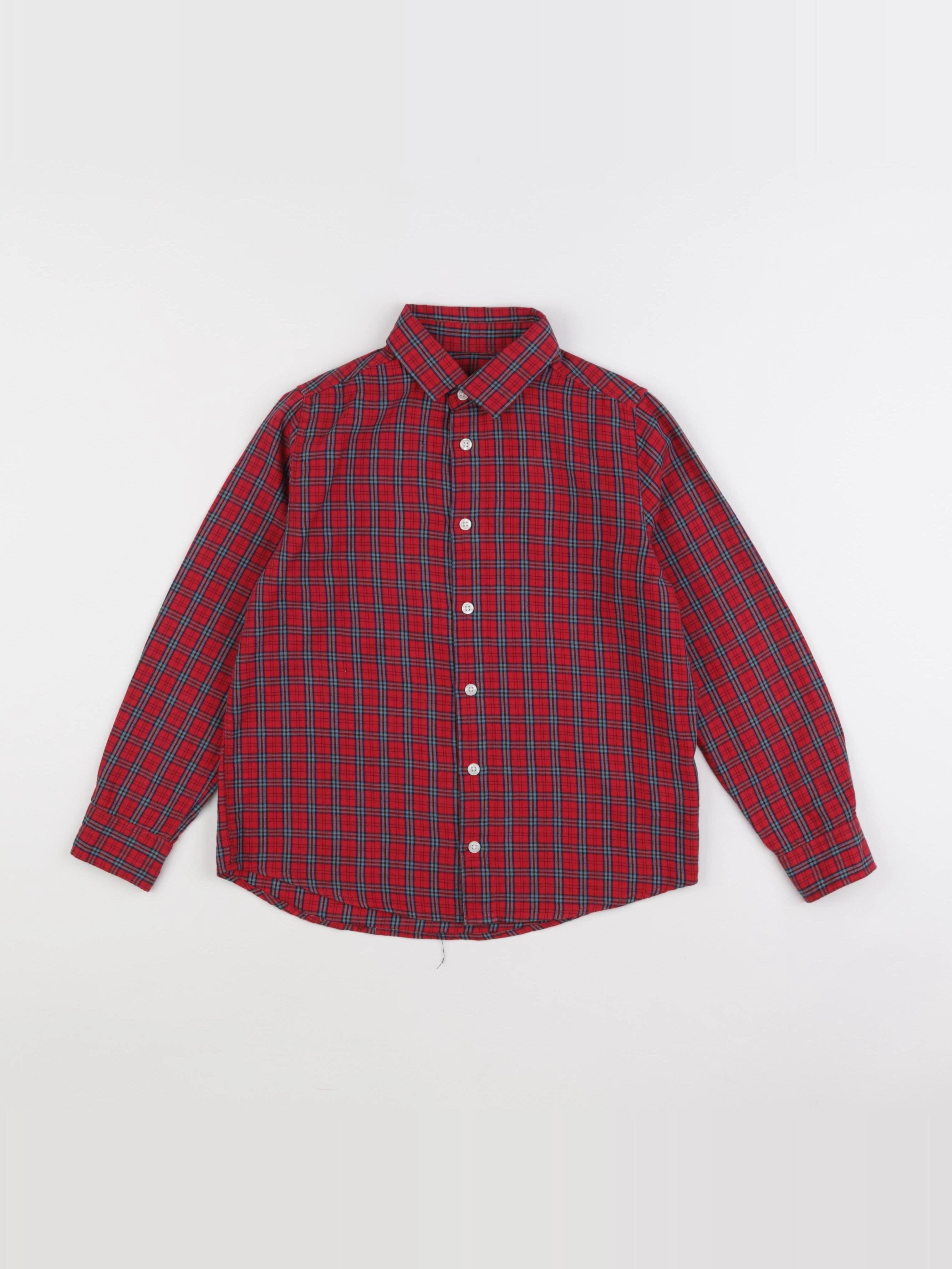 Cyrillus - chemise rouge - 10 ans