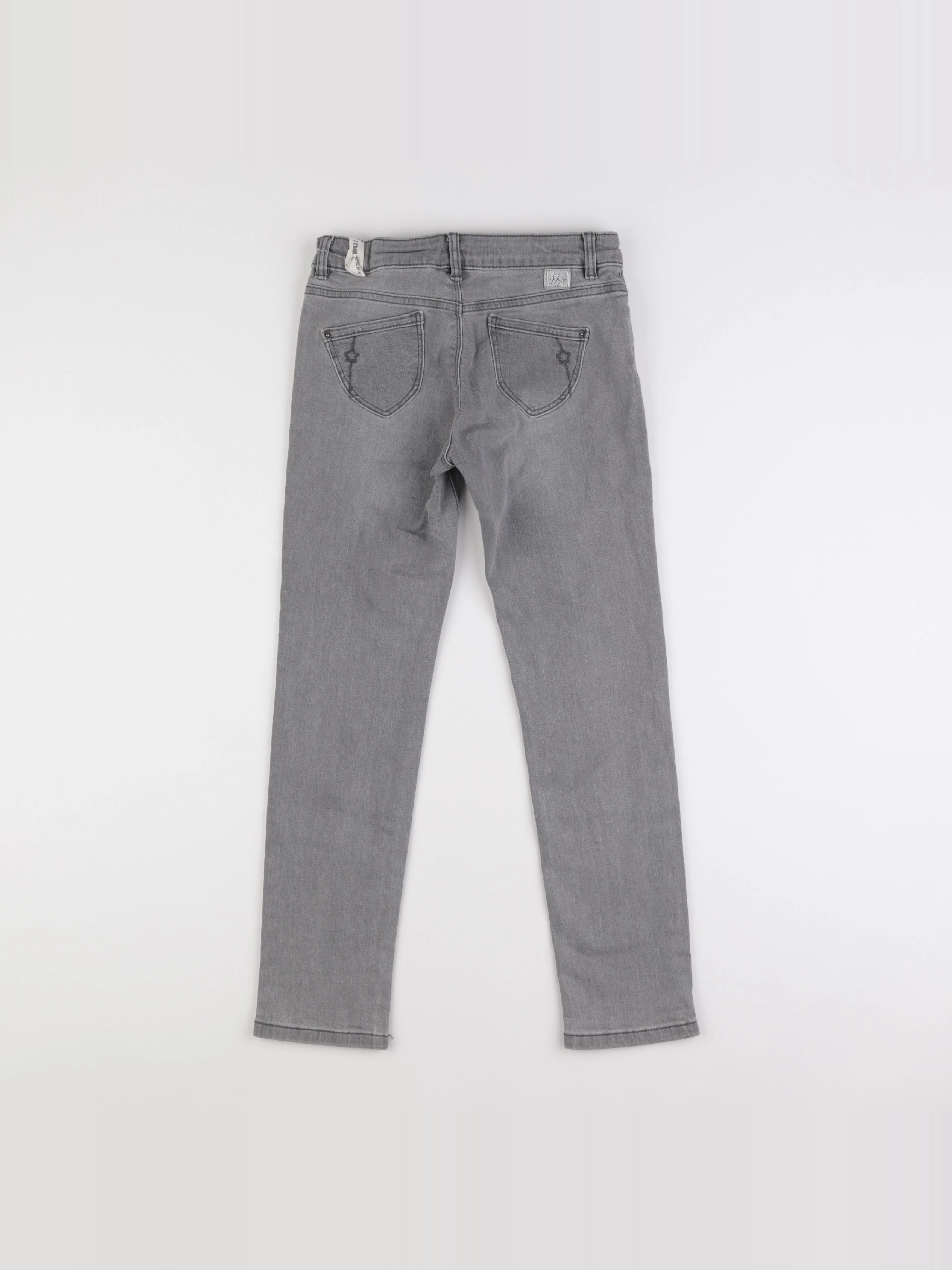 IKKS - jean gris - 10 ans