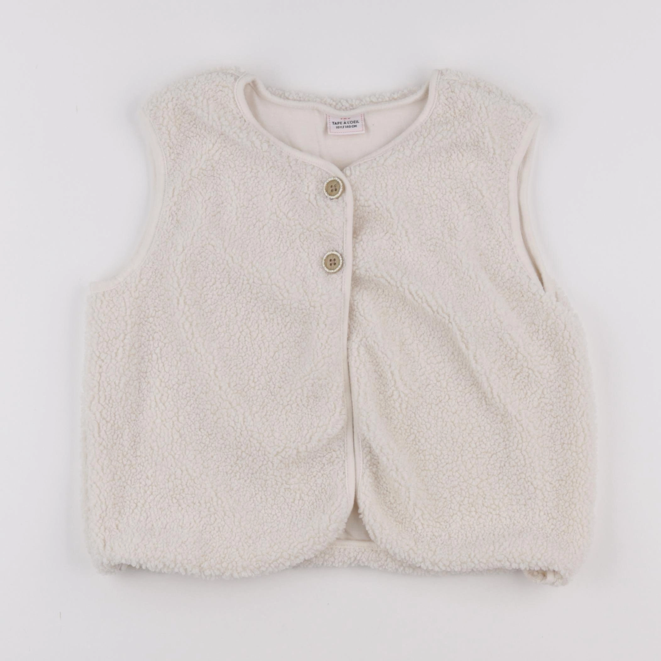 Tape à l'oeil - gilet beige - 10 ans