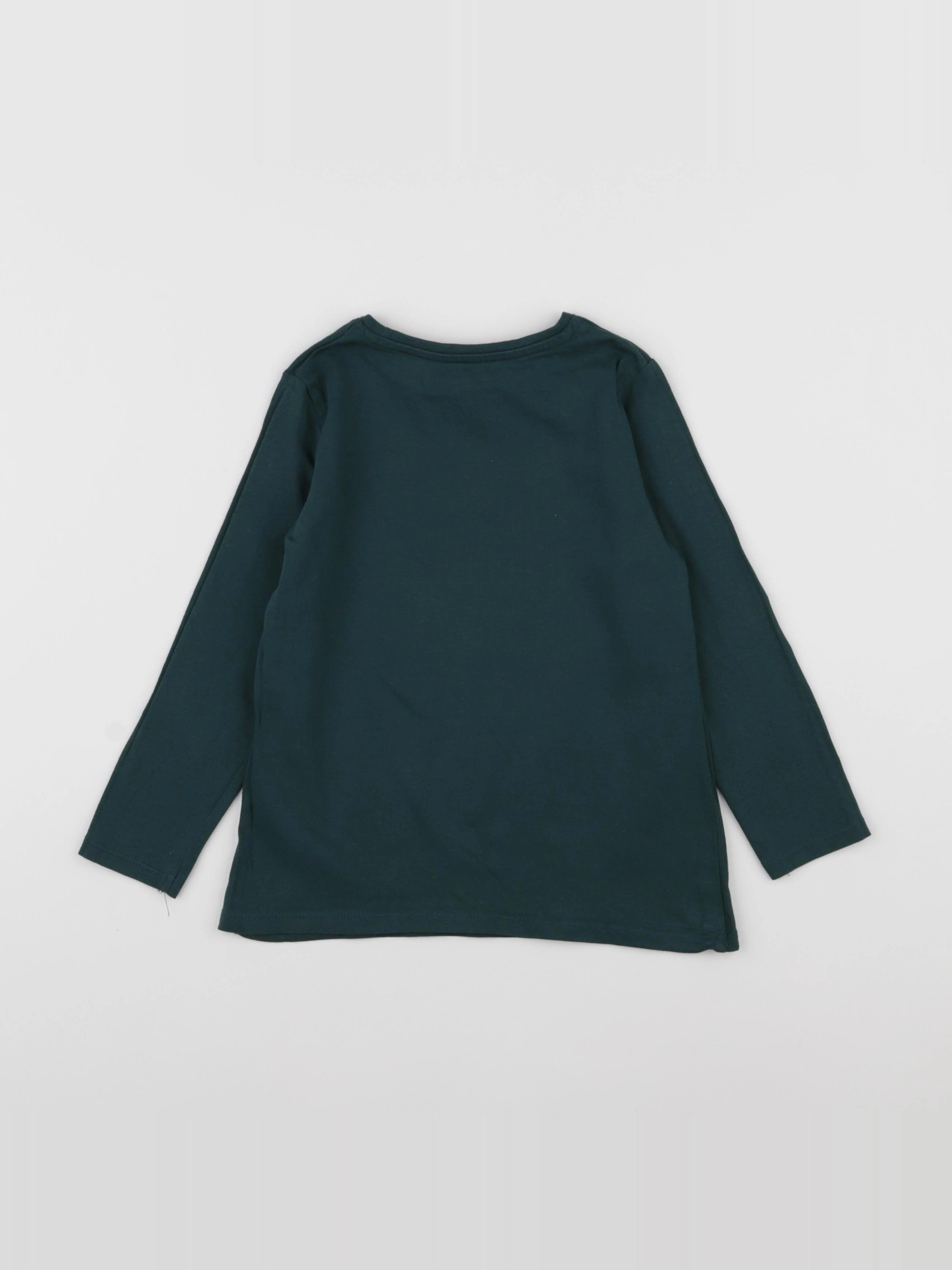 Vertbaudet - tee-shirt vert - 5 ans