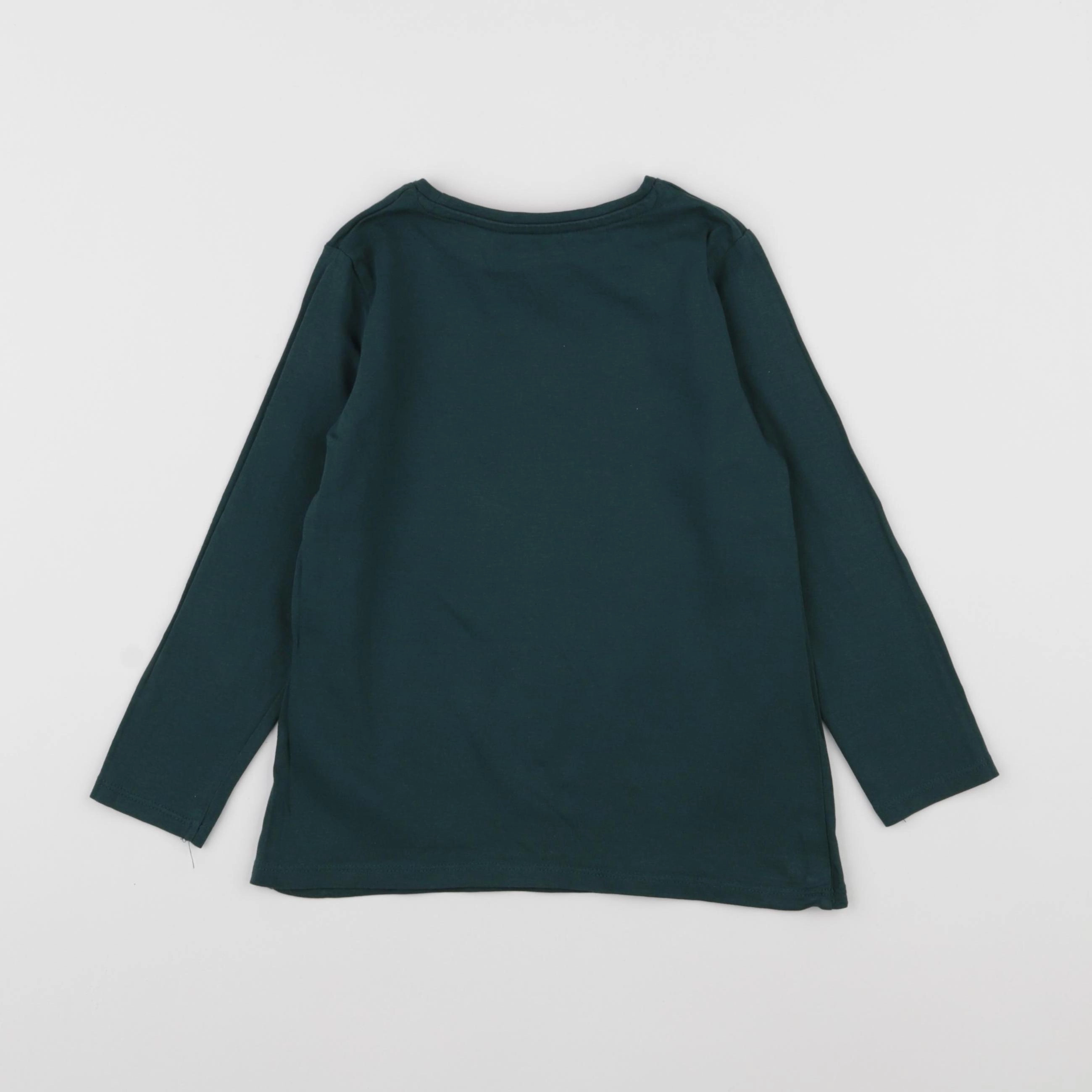 Vertbaudet - tee-shirt vert - 5 ans