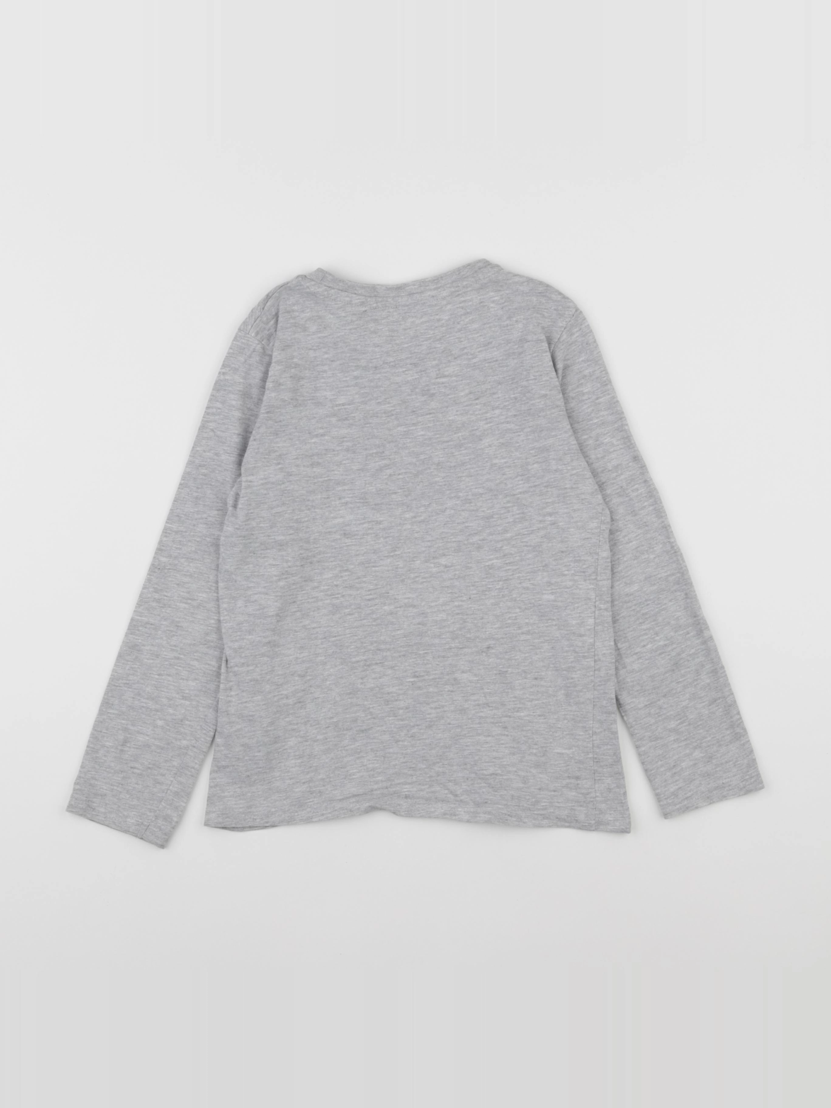 Vertbaudet - tee-shirt gris - 8 ans