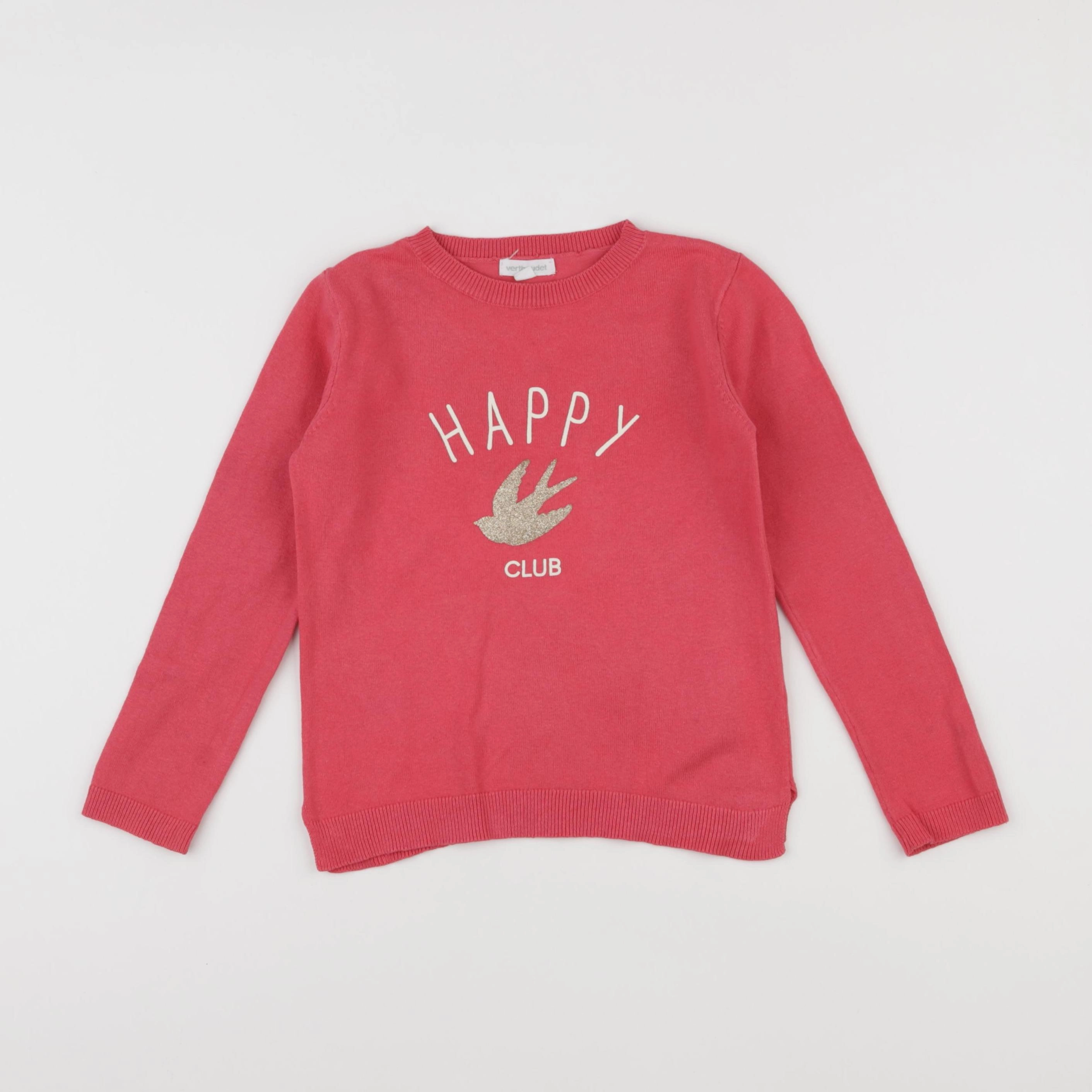 Vertbaudet - pull rose - 5 ans