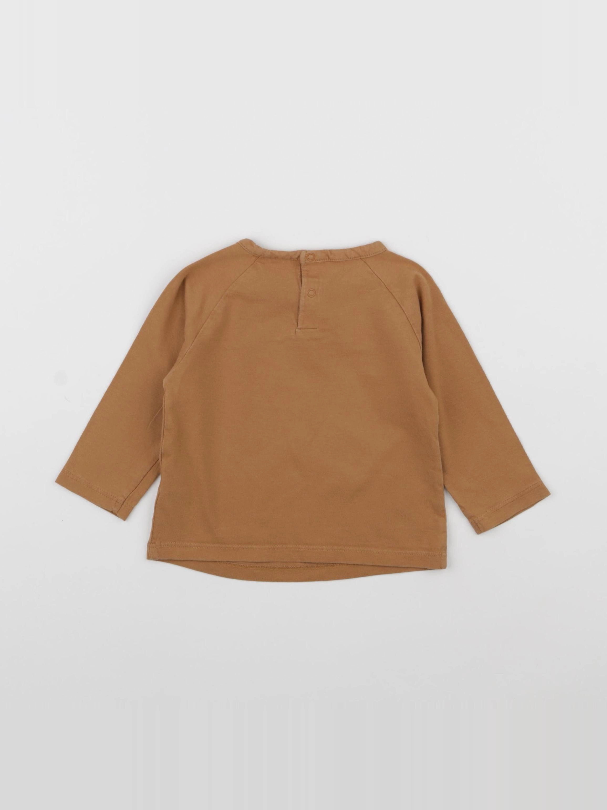 Tape à l'oeil - tee-shirt marron - 12 mois