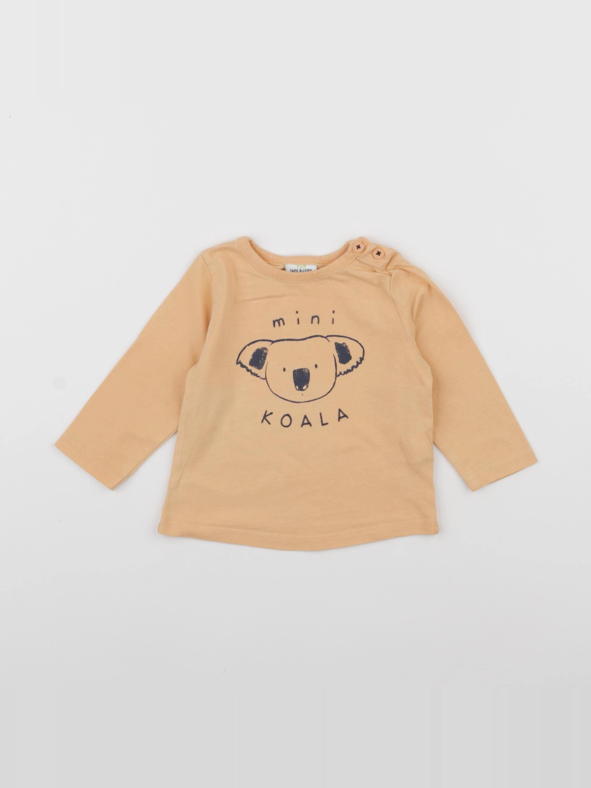 Tape à l'oeil - tee-shirt orange - 12 mois