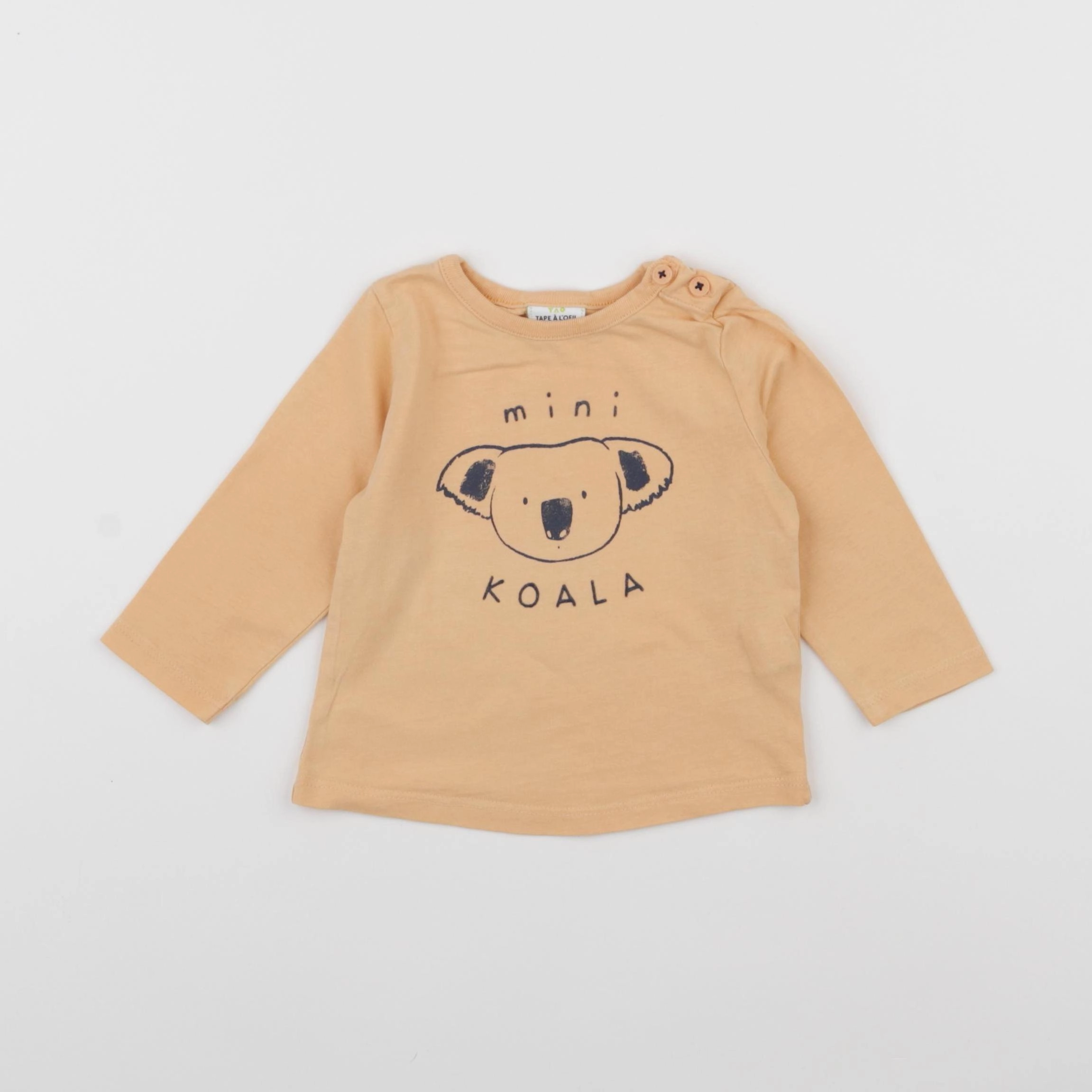 Tape à l'oeil - tee-shirt orange - 12 mois