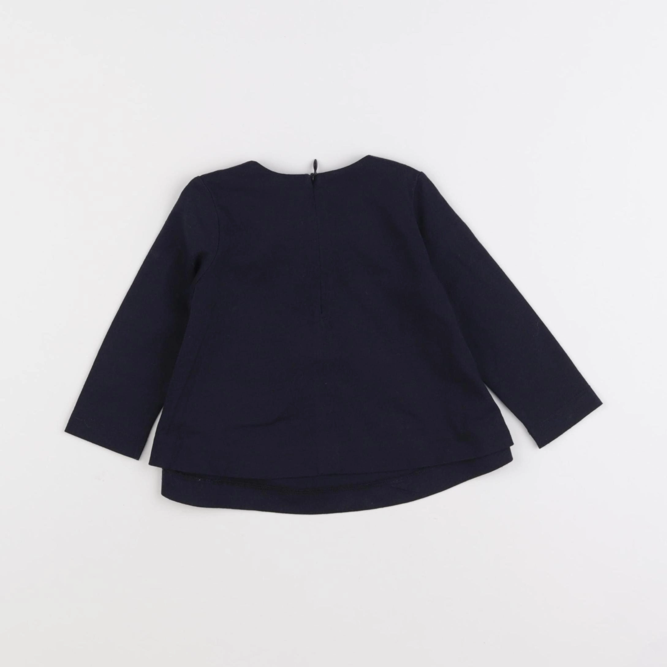 Jacadi - tee-shirt bleu - 12 mois
