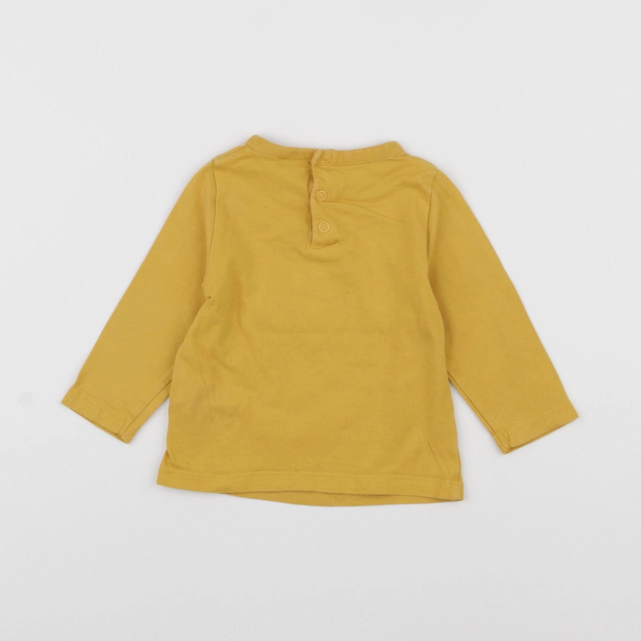 Tape à l'oeil - tee-shirt jaune - 6 mois
