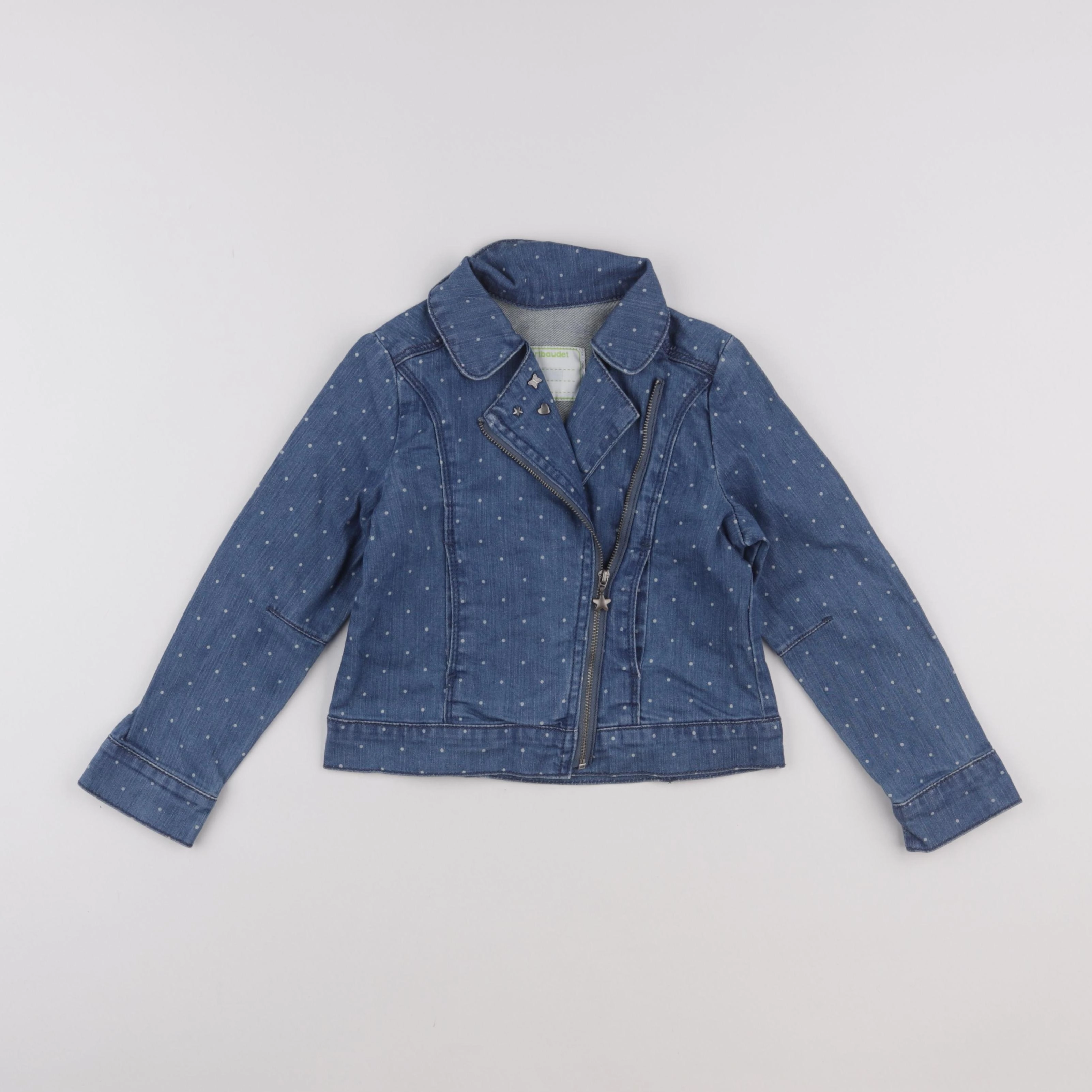 Vertbaudet - veste bleu - 6 ans