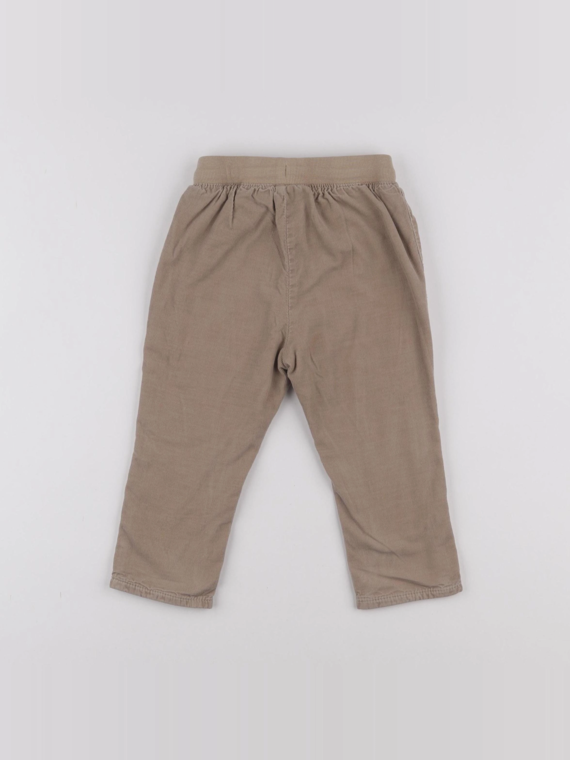 H&M - pantalon marron - 12/18 mois