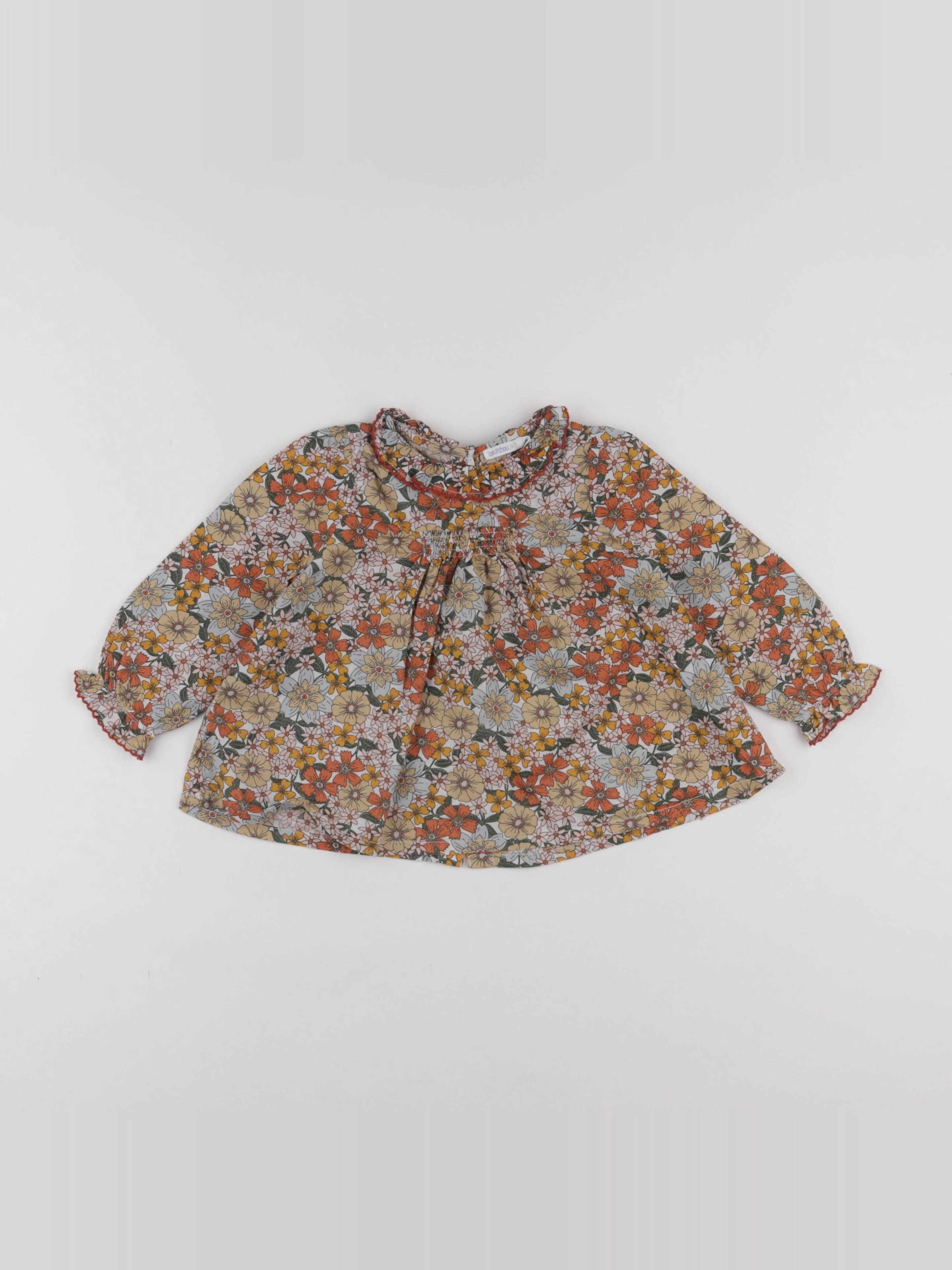 Boutchou - blouse multicolore - 18 mois
