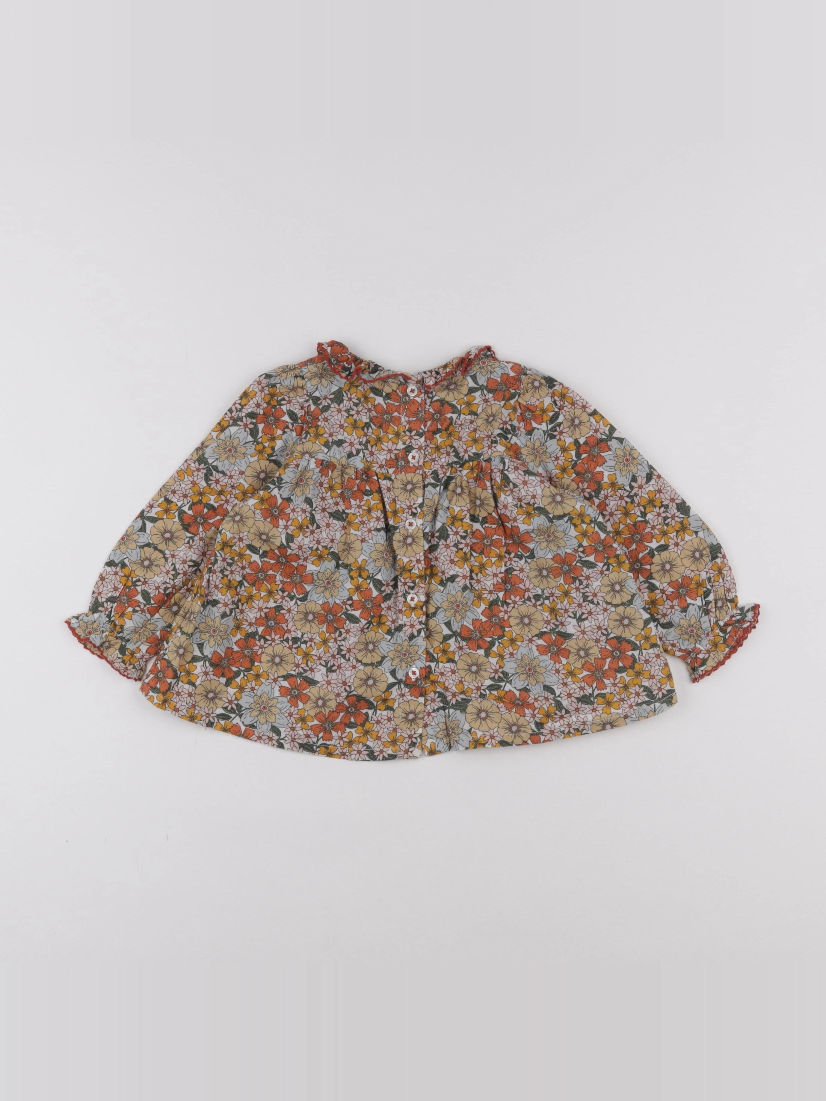 Boutchou - blouse multicolore - 18 mois