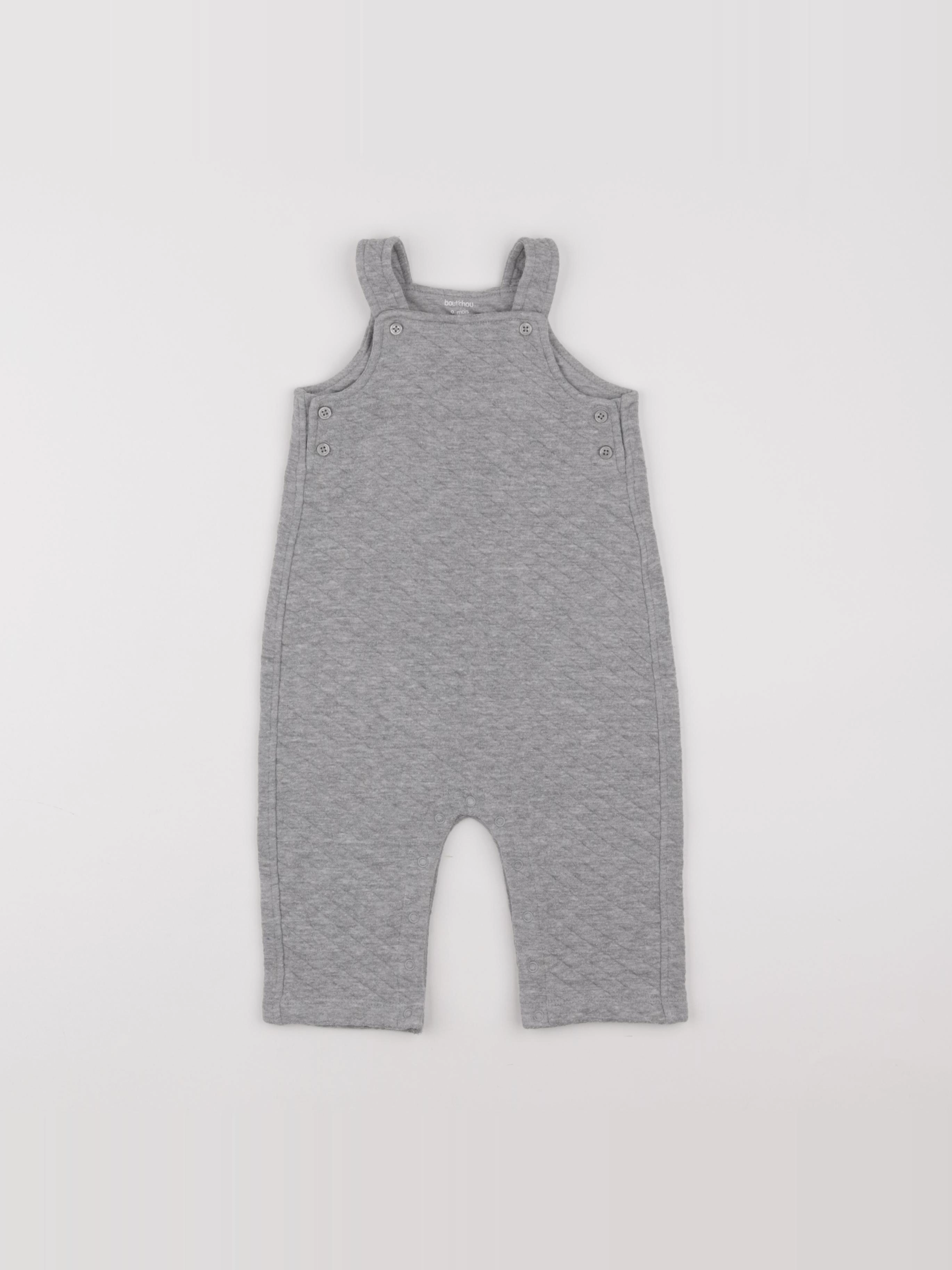 Boutchou - salopette gris - 9 mois