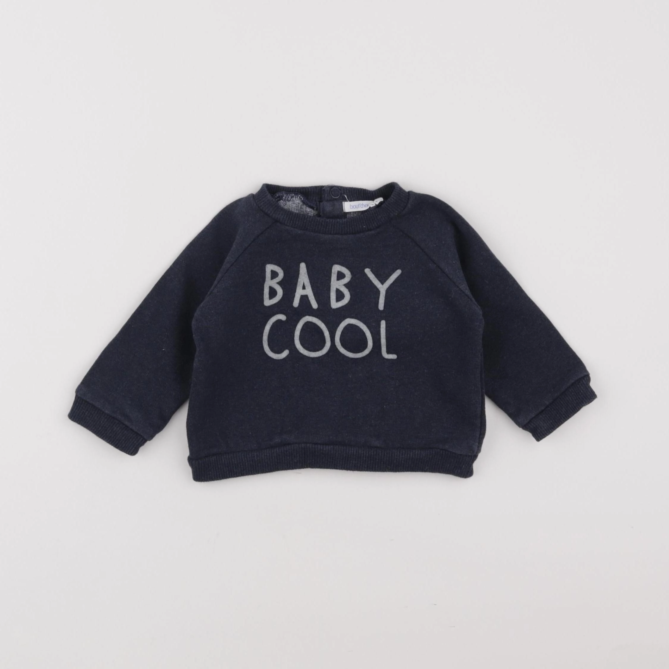 Boutchou - sweat bleu - 6 mois