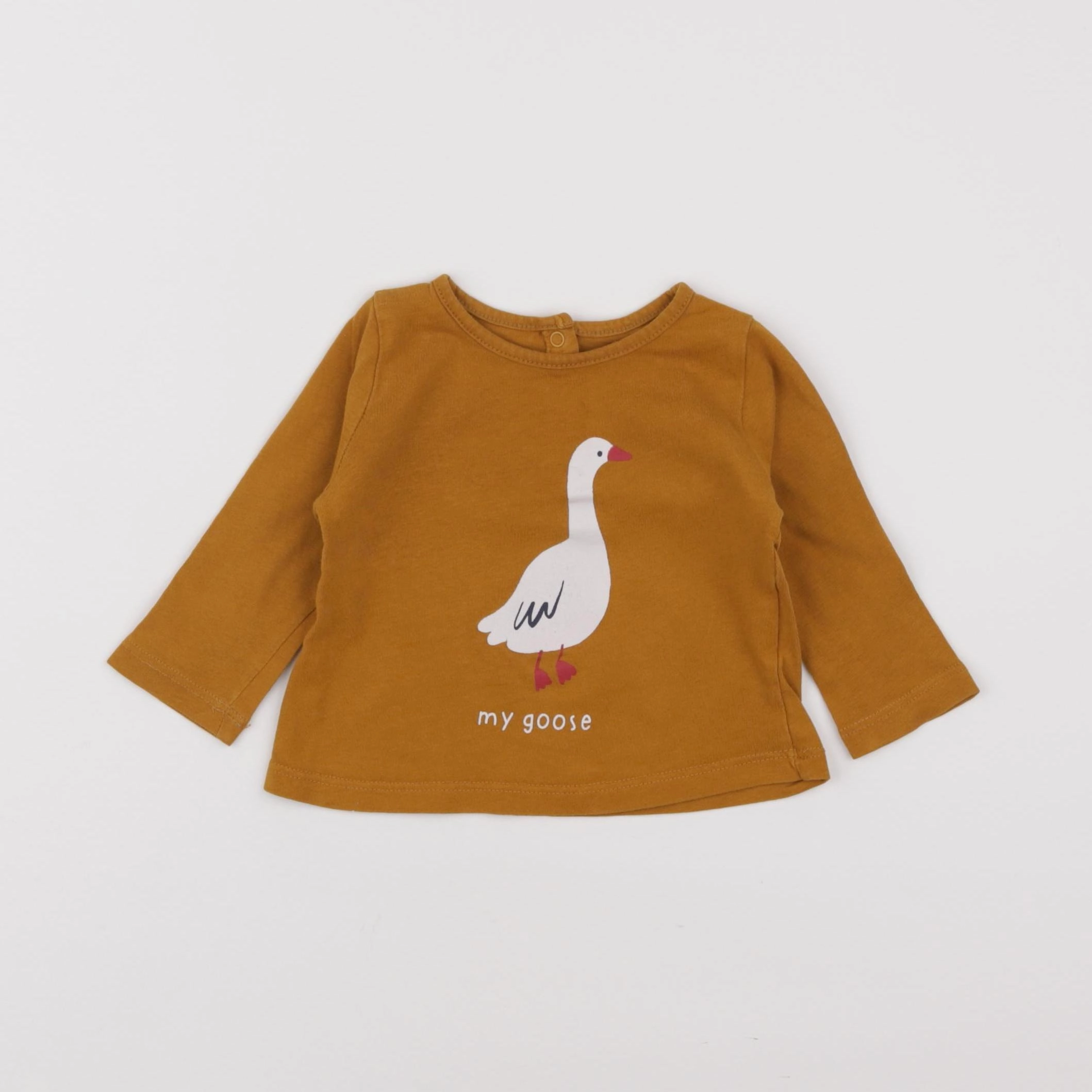 Boutchou - tee-shirt jaune - 6 mois