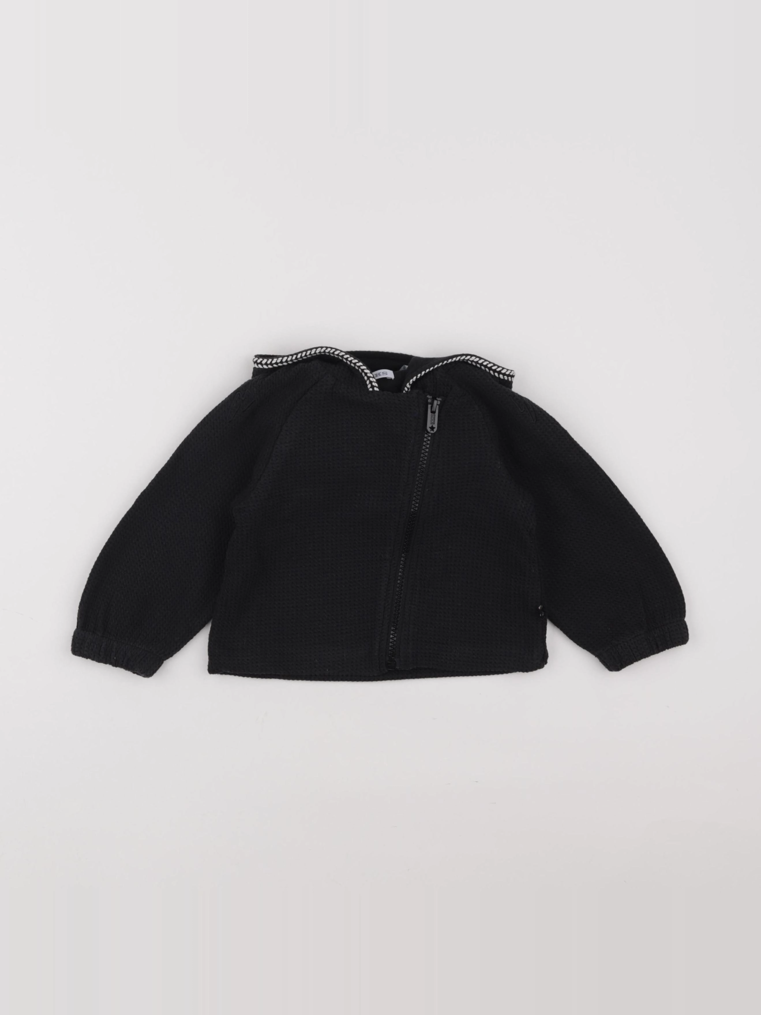 IKKS - sweat noir - 18 mois