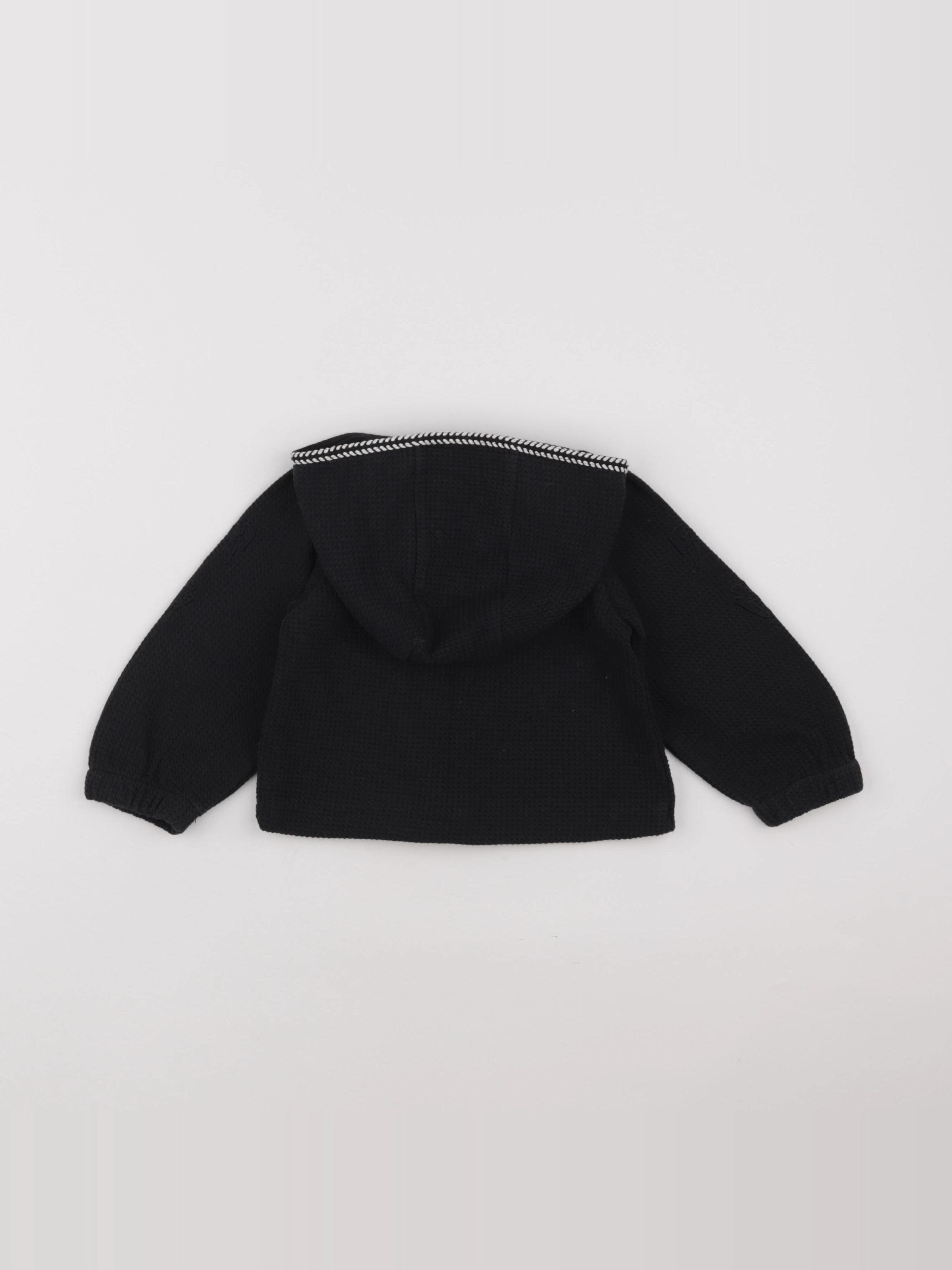 IKKS - sweat noir - 18 mois