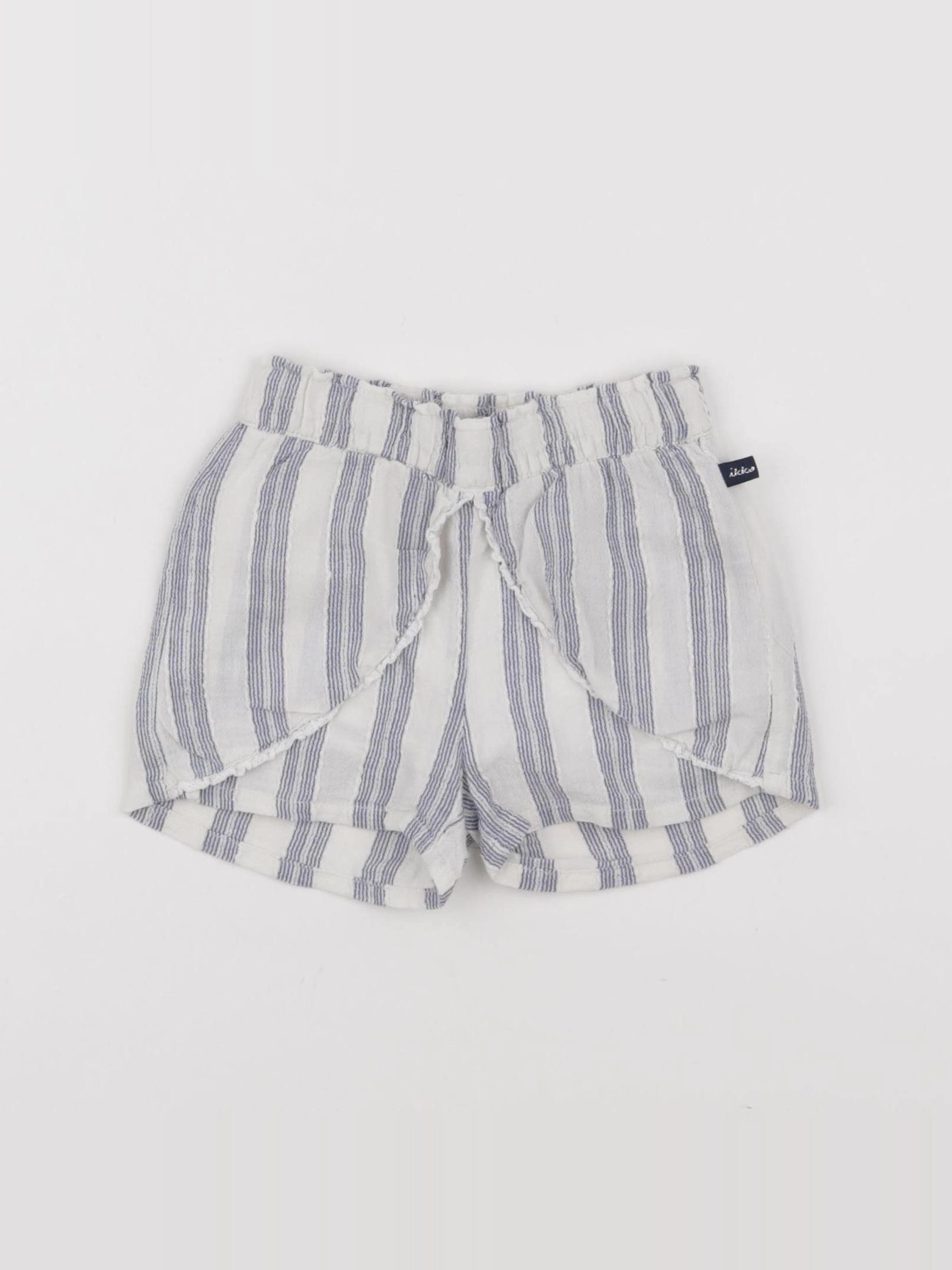 IKKS - short blanc, bleu - 18 mois