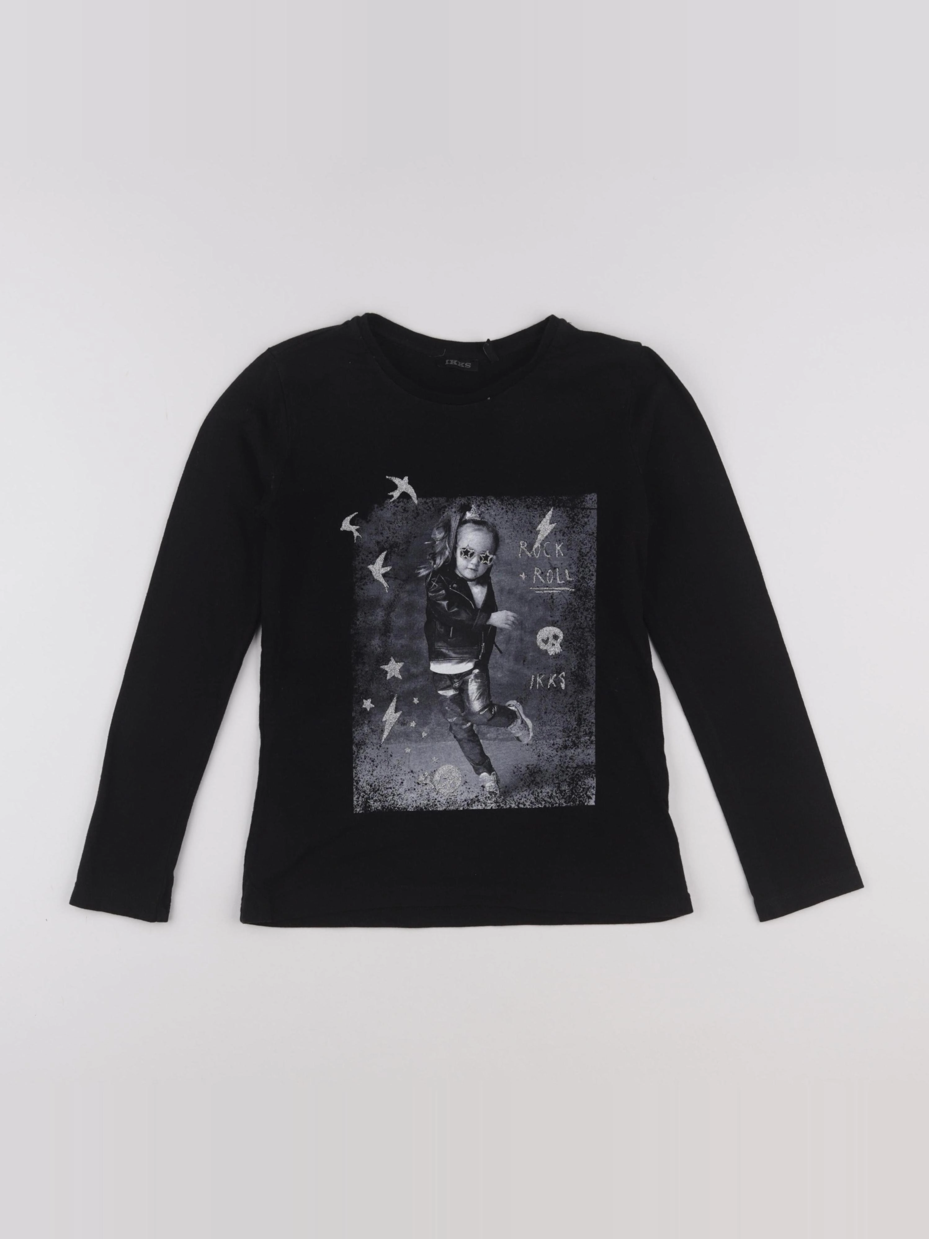 IKKS - tee-shirt noir - 10 ans