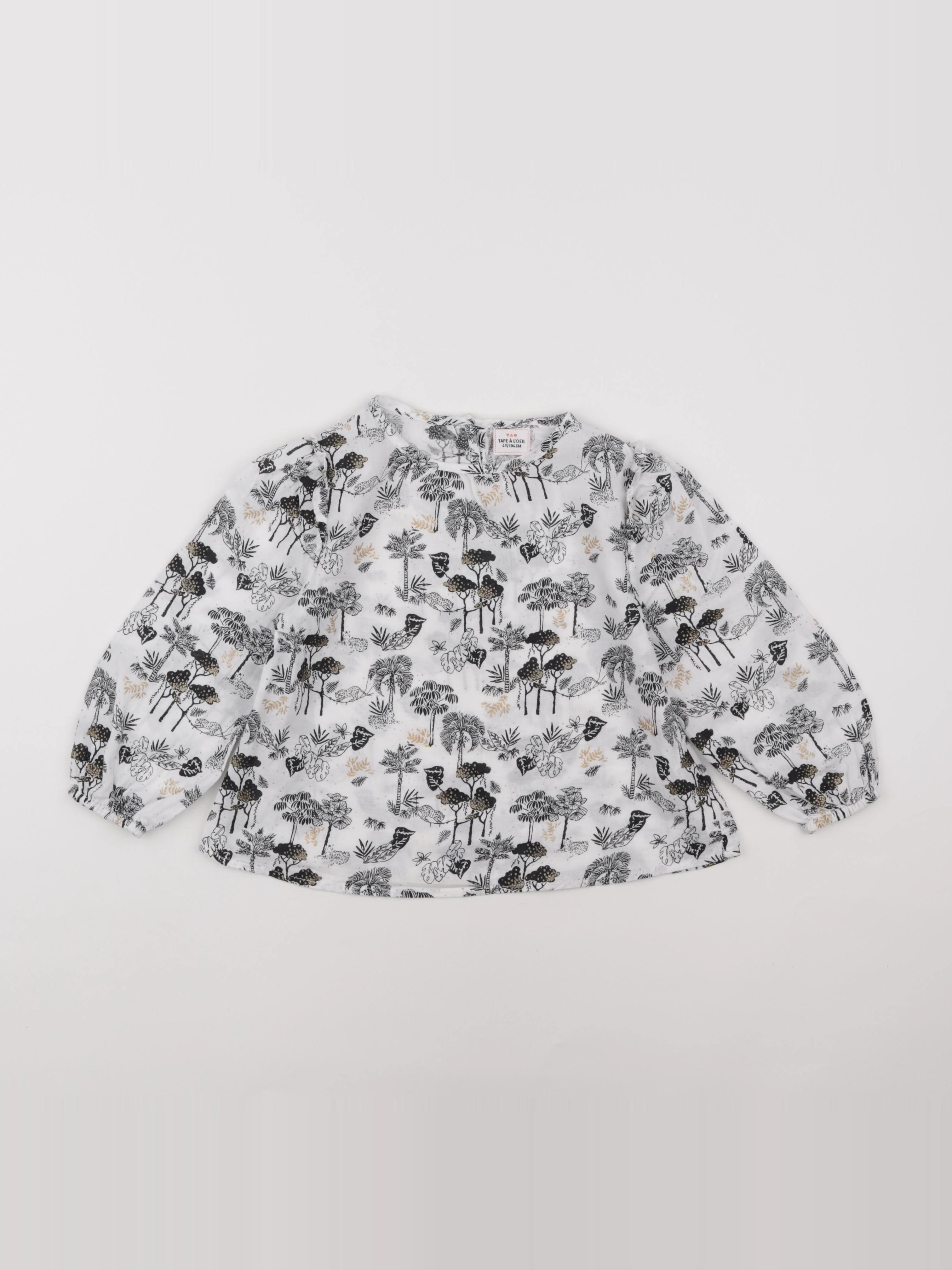 Tape à l'oeil - blouse noir - 4 ans
