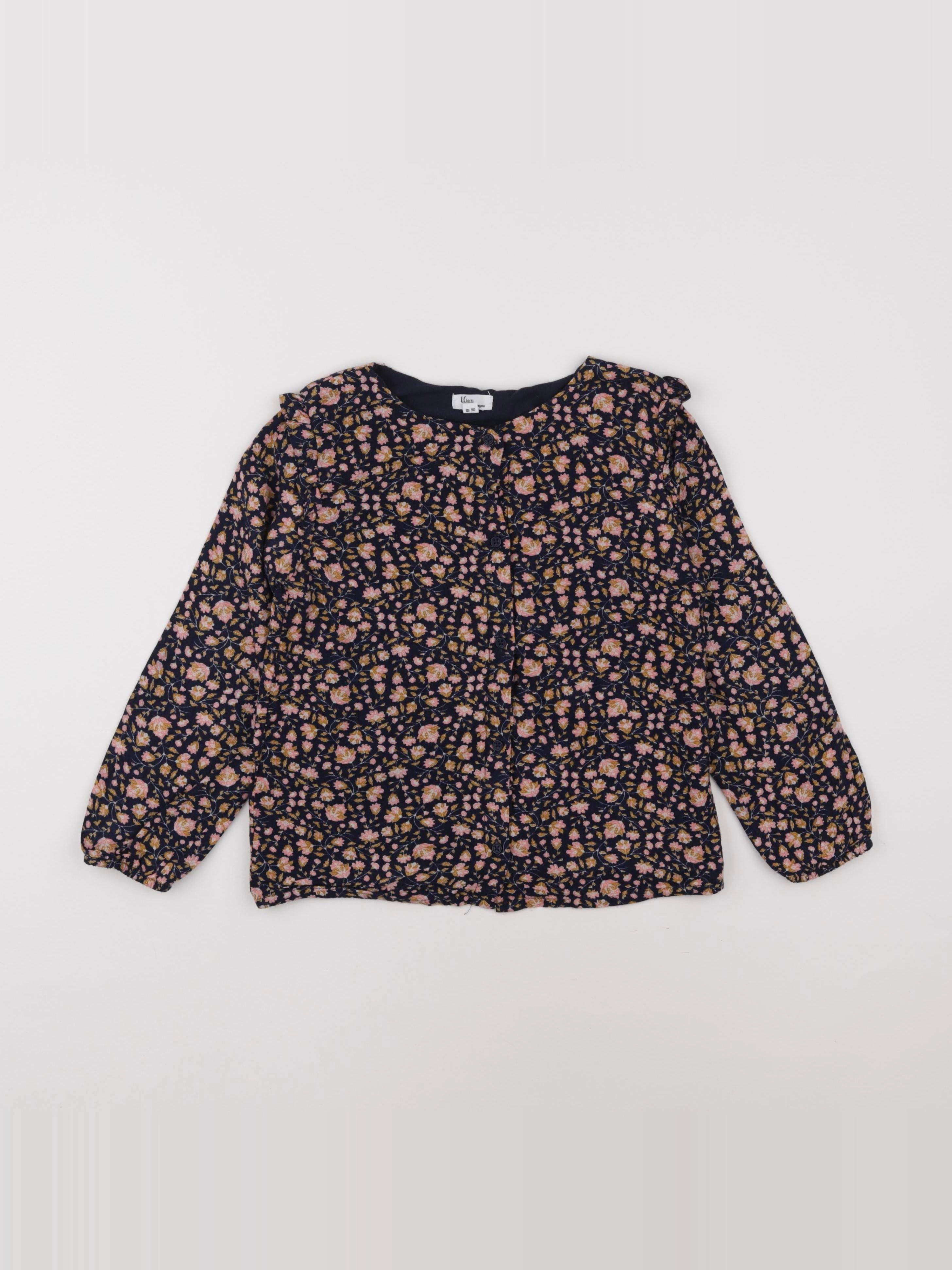 Little Cigogne - blouse bleu - 6 ans