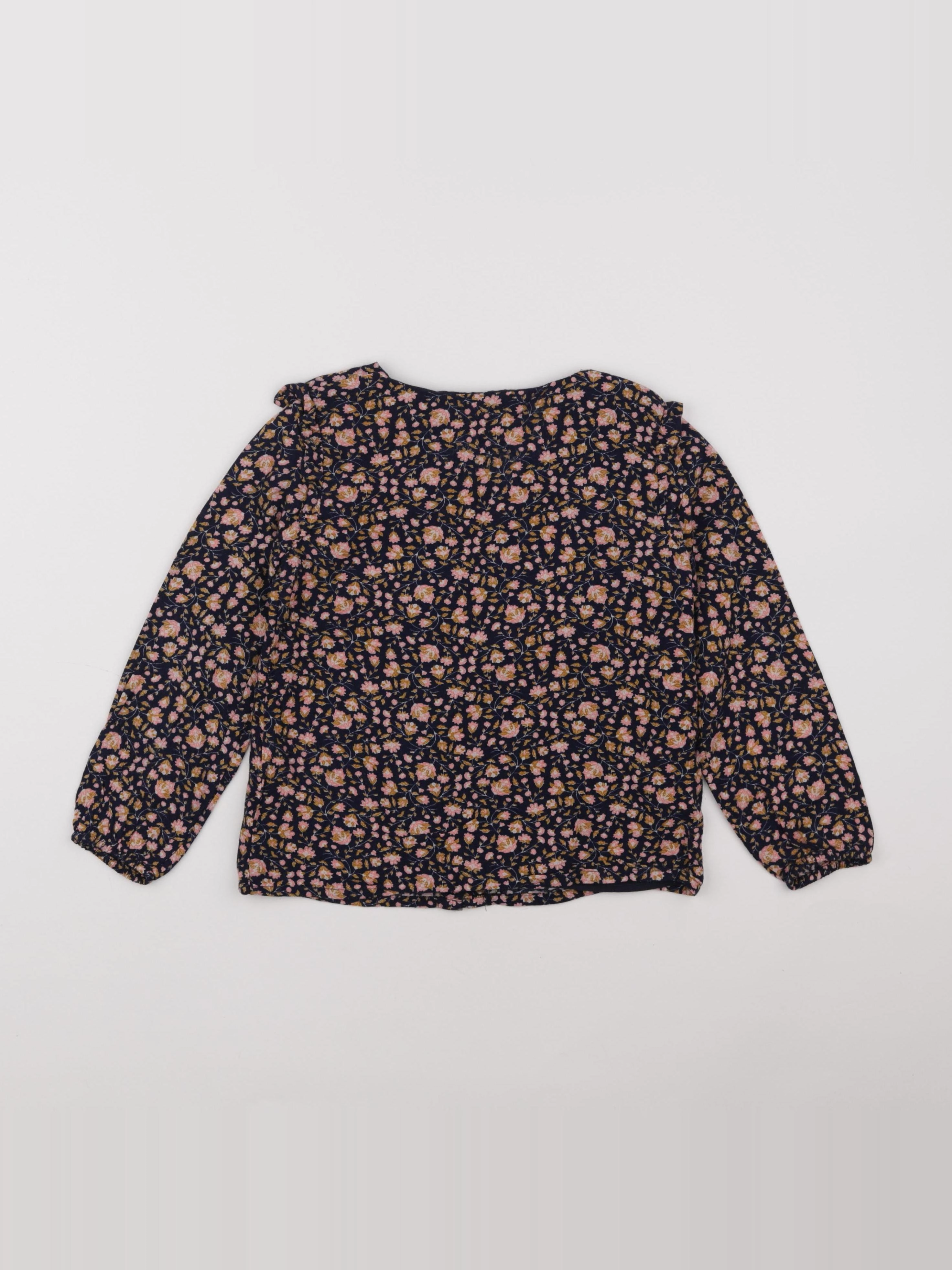Little Cigogne - blouse bleu - 6 ans