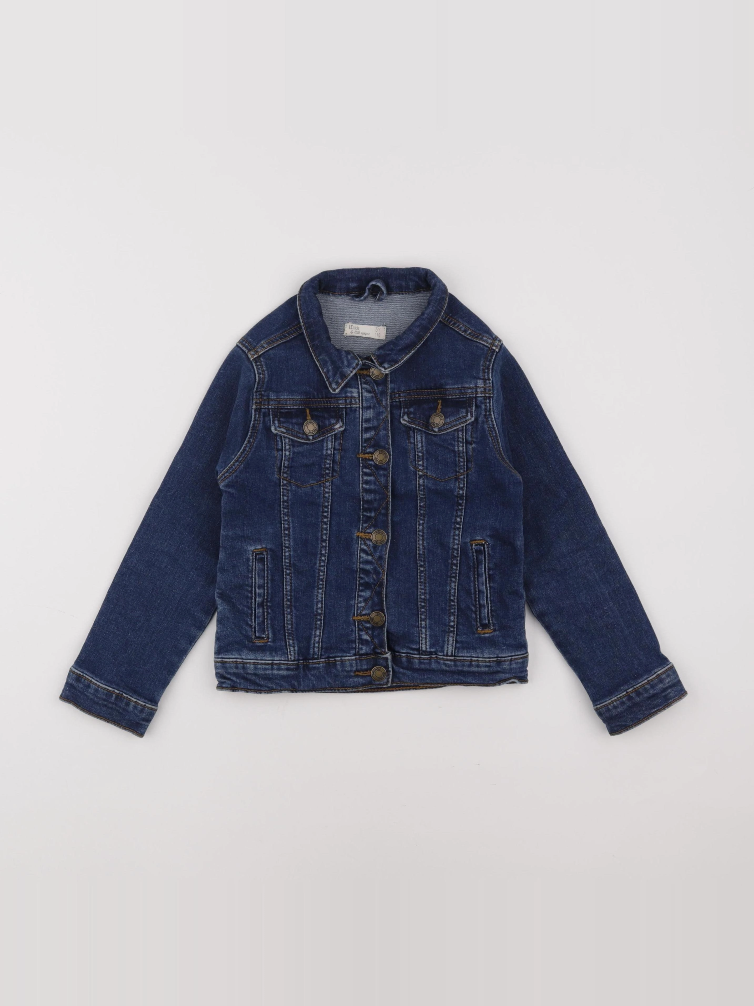 Little Cigogne - veste bleu - 5 ans