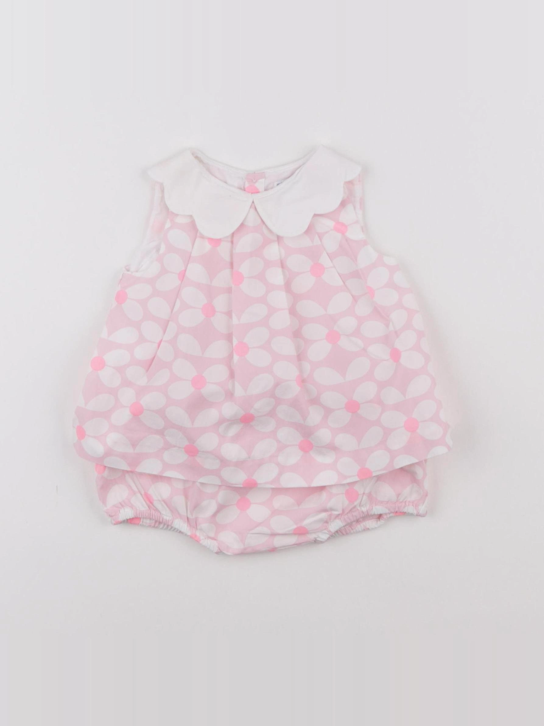 Jacadi - robe rose - 6 mois