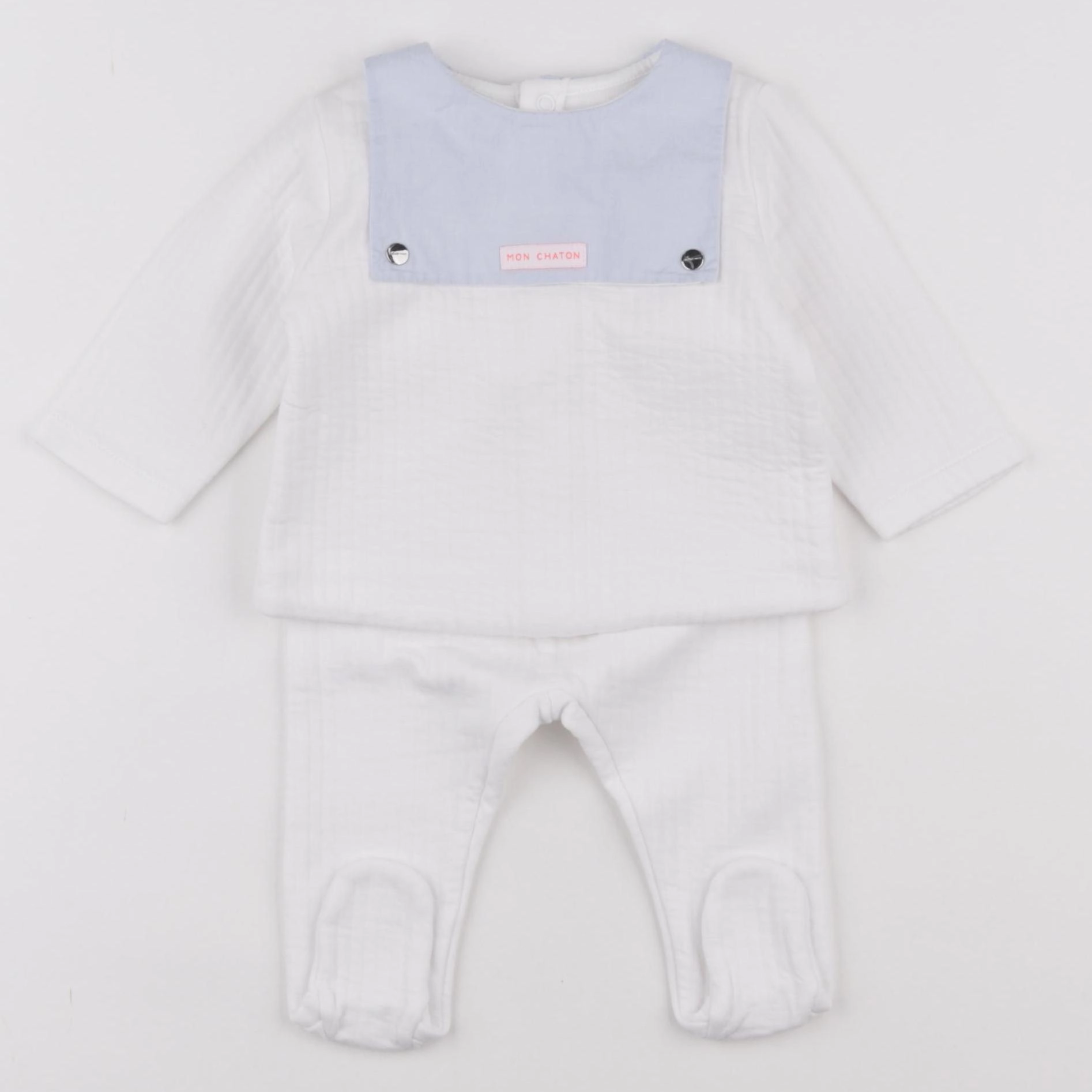 Jacadi - ensemble blanc - 6 mois