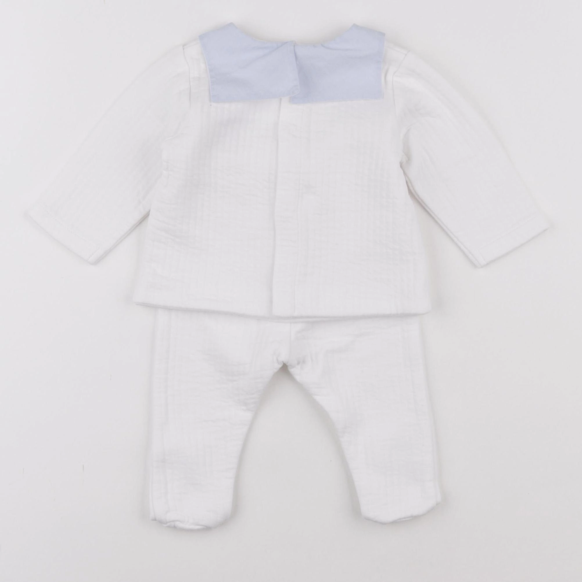 Jacadi - ensemble blanc - 6 mois