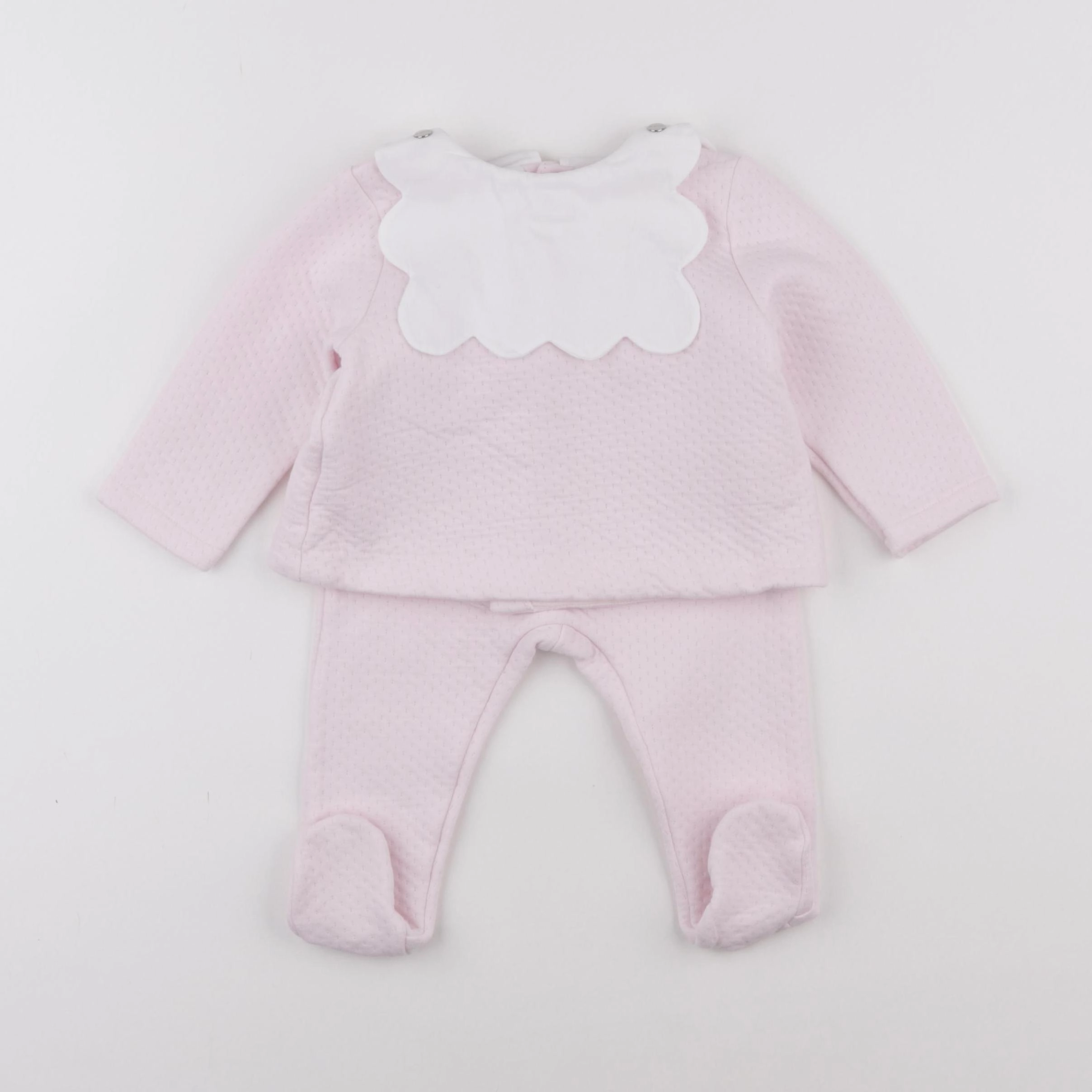Jacadi - ensemble rose - 12 mois