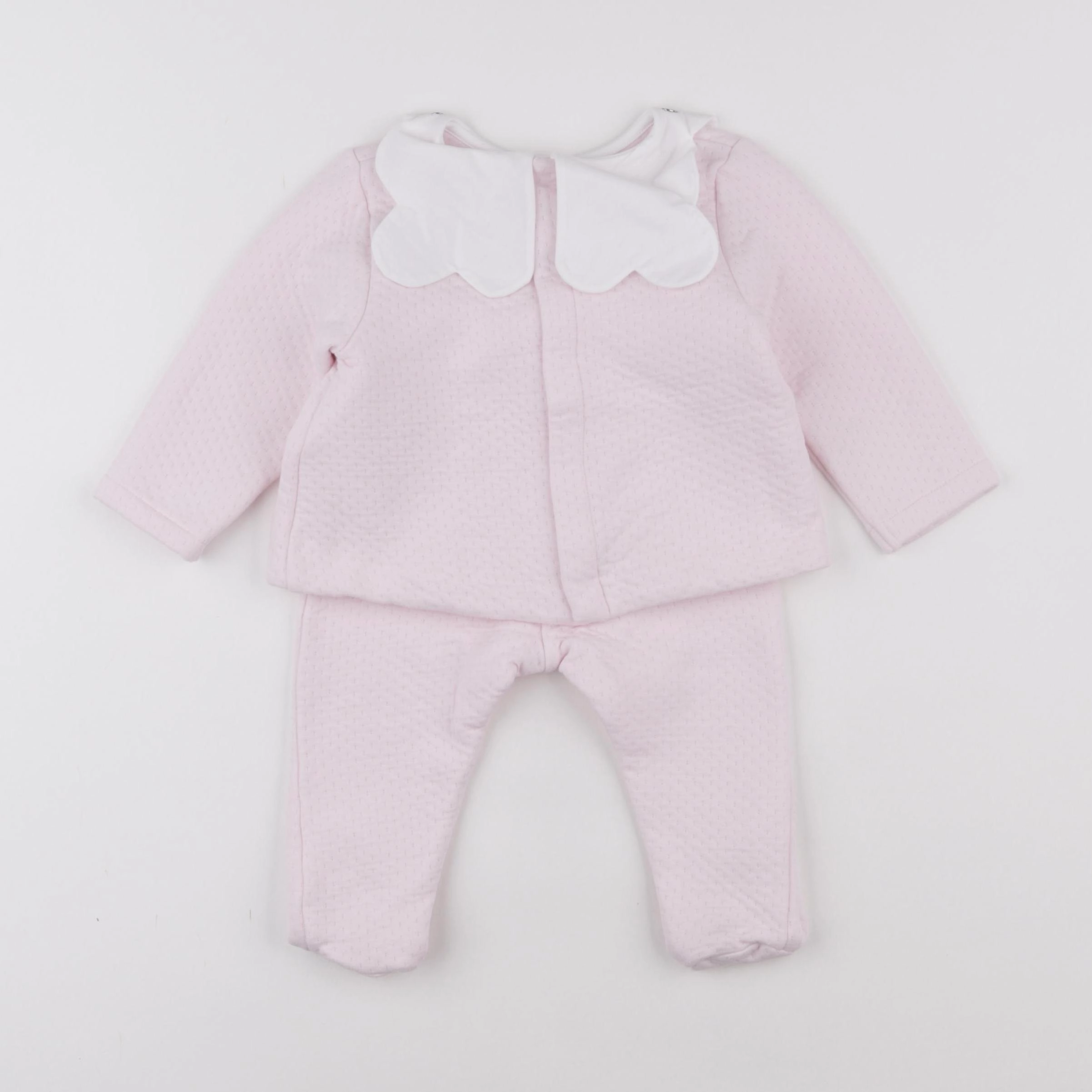 Jacadi - ensemble rose - 12 mois