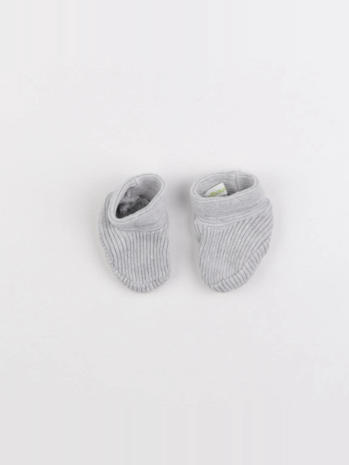 Vertbaudet - chaussons gris - pointure 17
