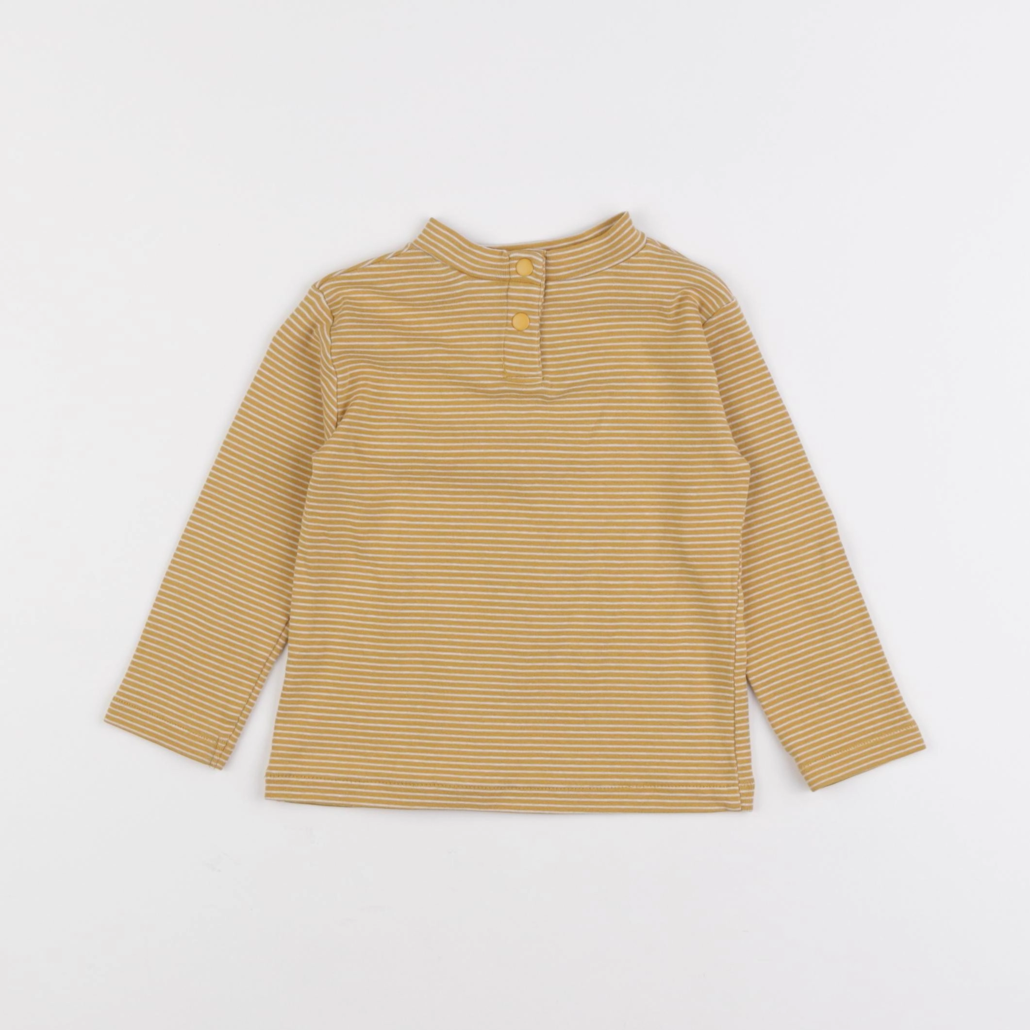 Zara - sous-pull jaune - 12/18 mois