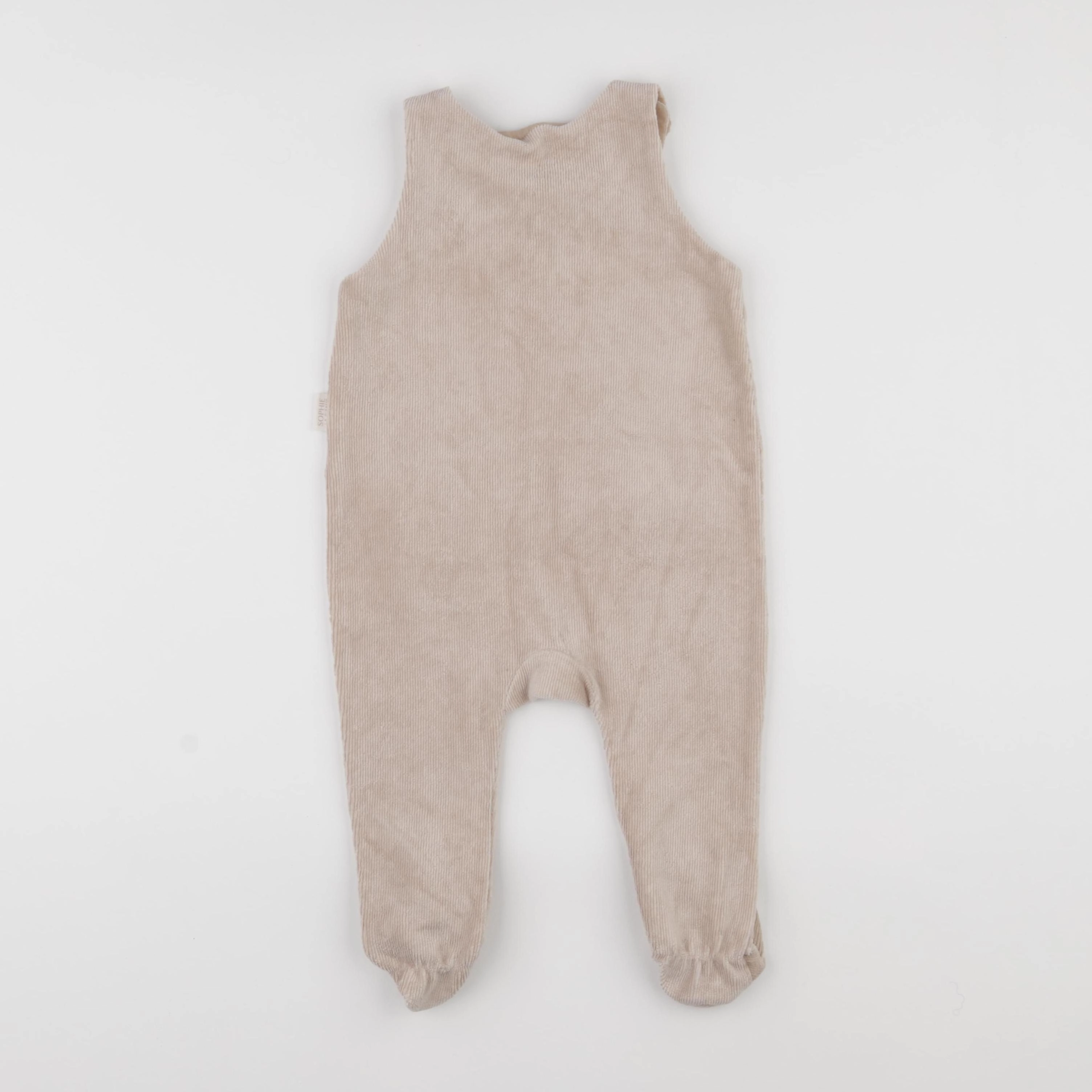 H&M - pyjama velours marron - 6/9 mois