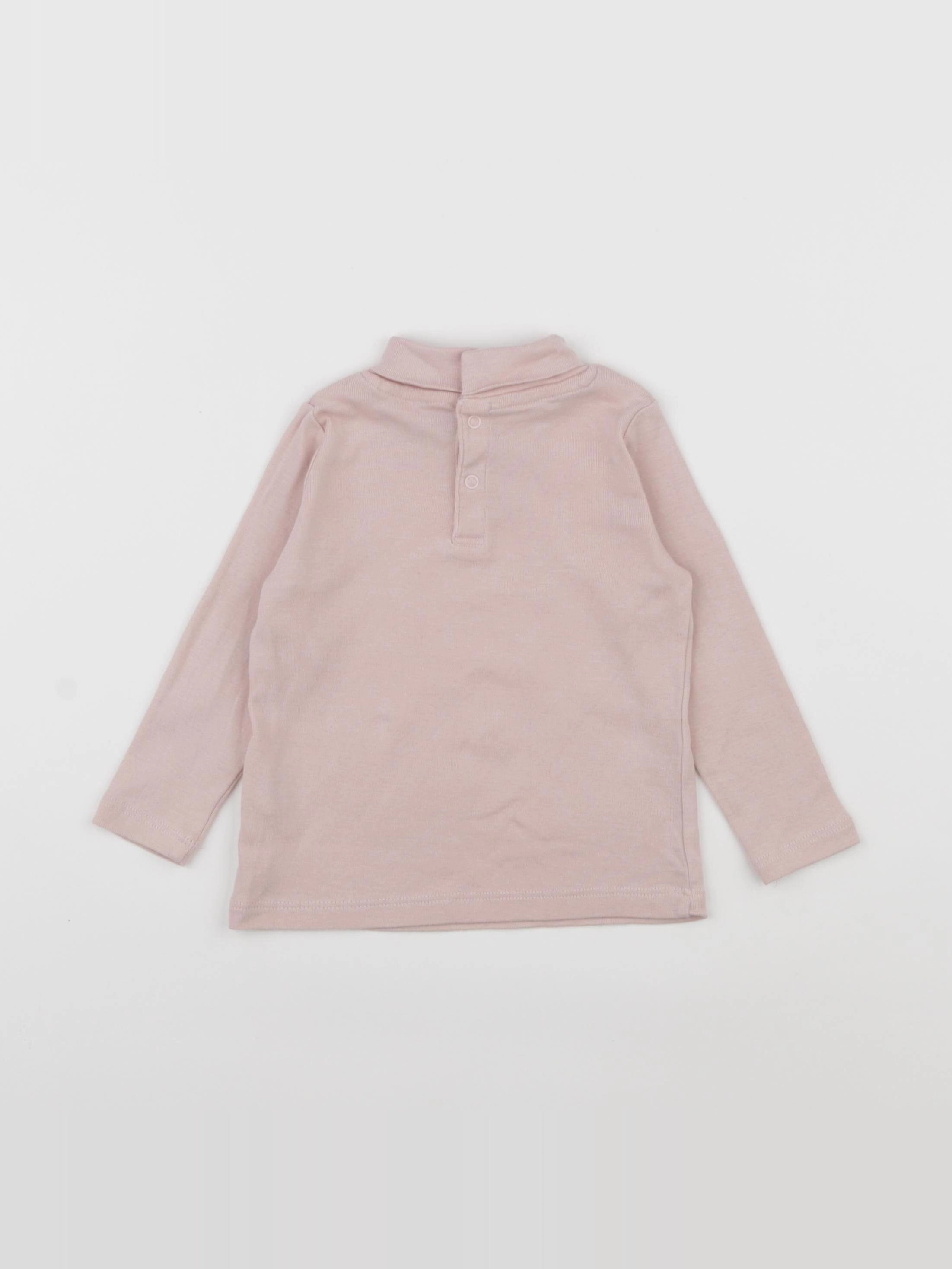 Boutchou - sous-pull rose - 12 mois