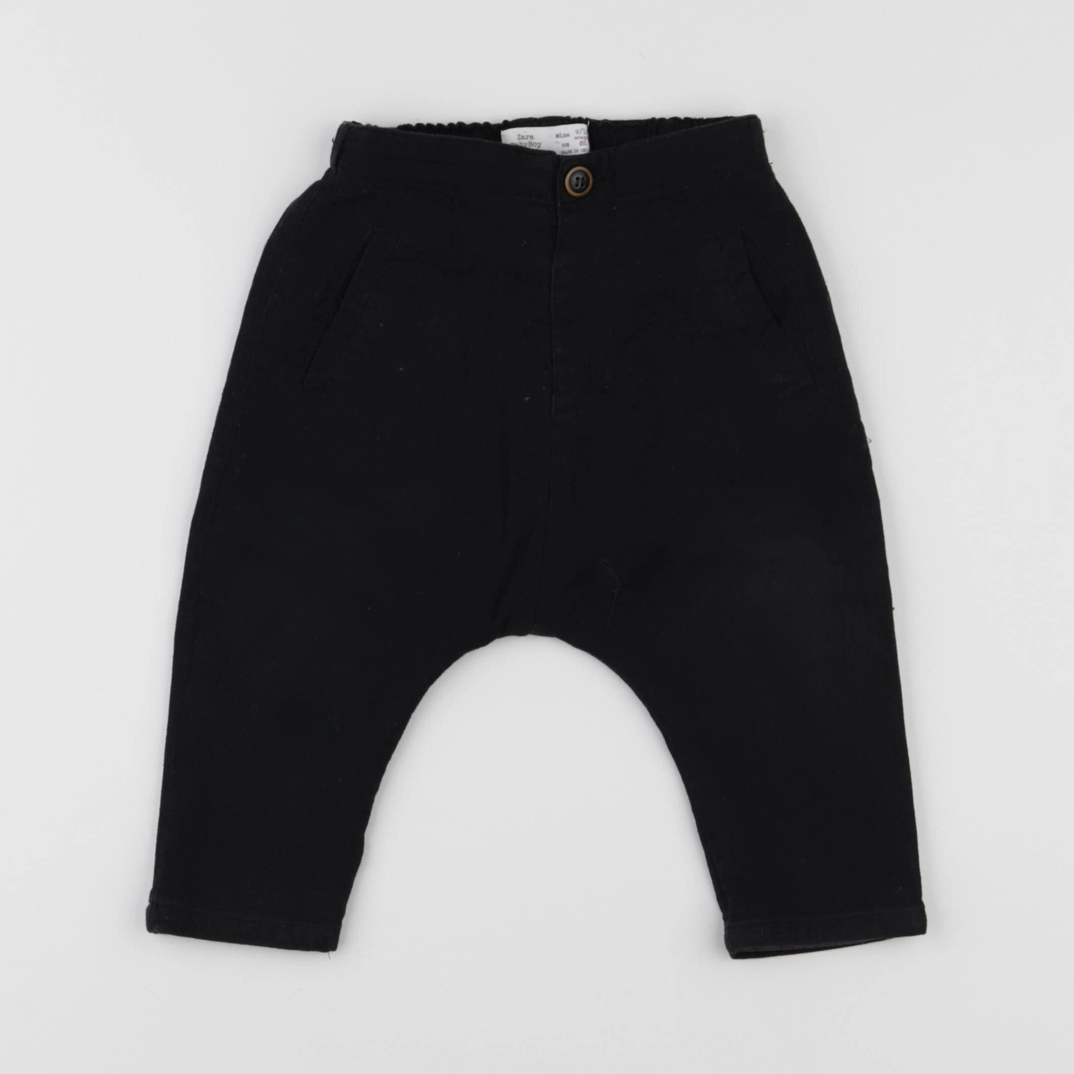 Zara - sarouel noir - 9/12 mois