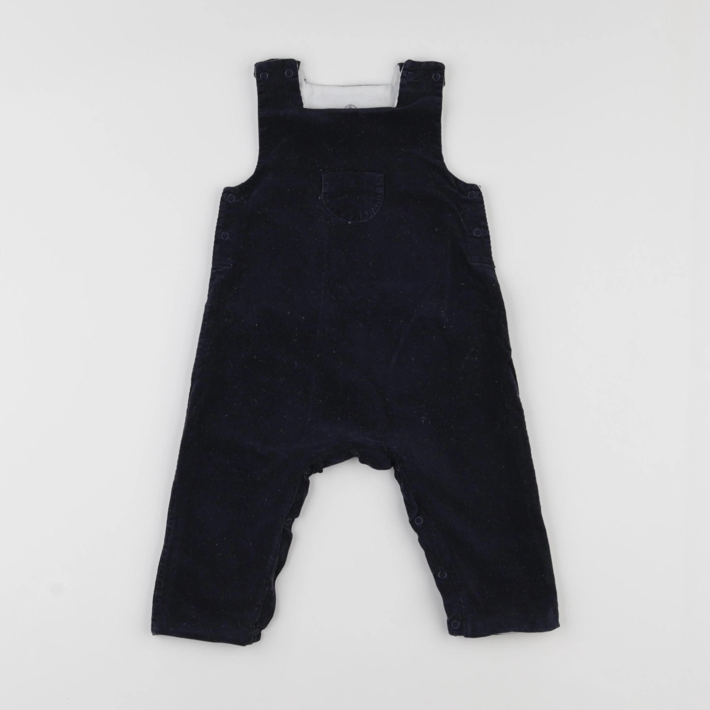 Petit Bateau - salopette bleu - 6 mois