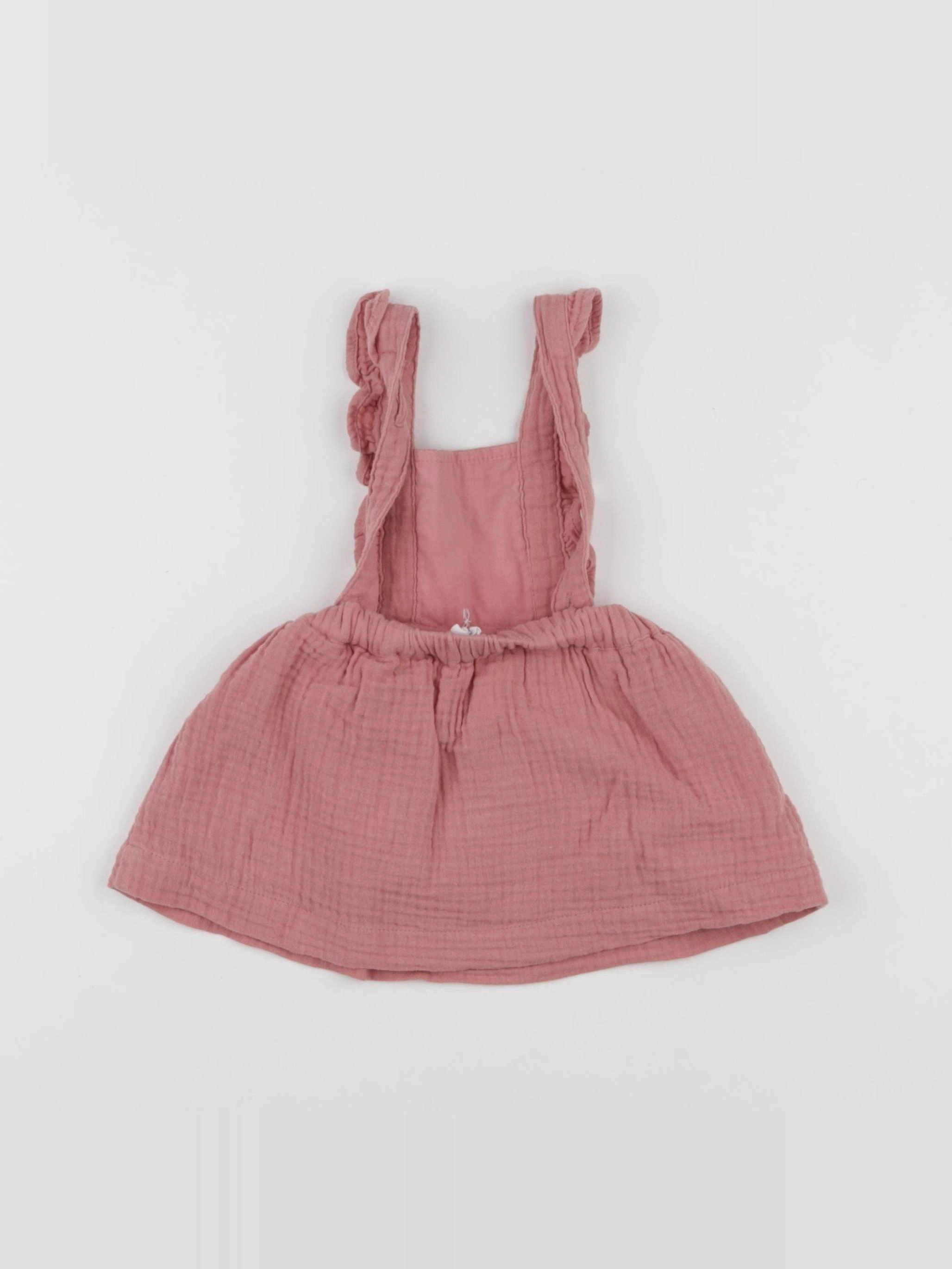 Vertbaudet - robe rose - 3 mois