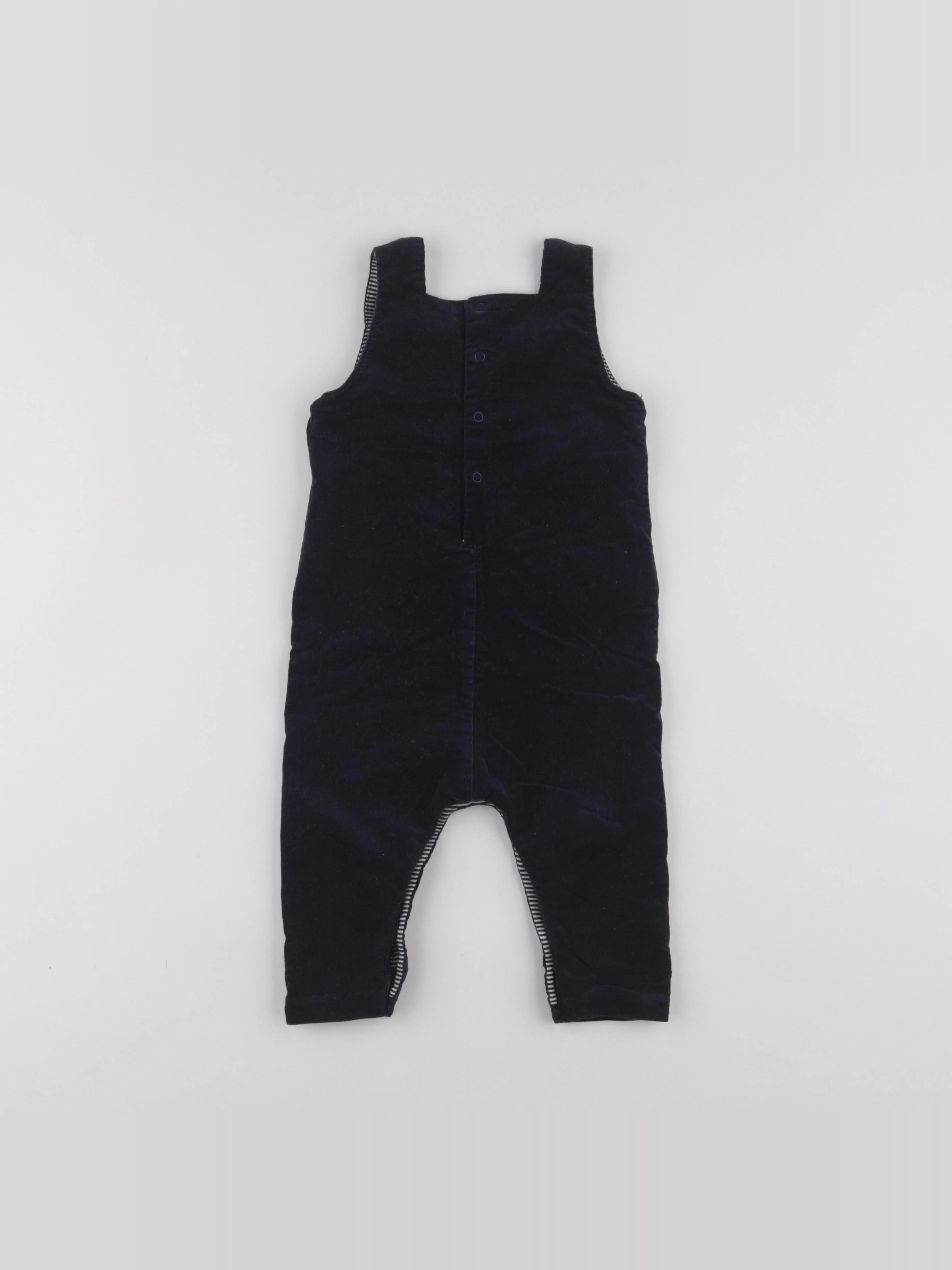 Petit Bateau - combinaison bleu - 12 mois