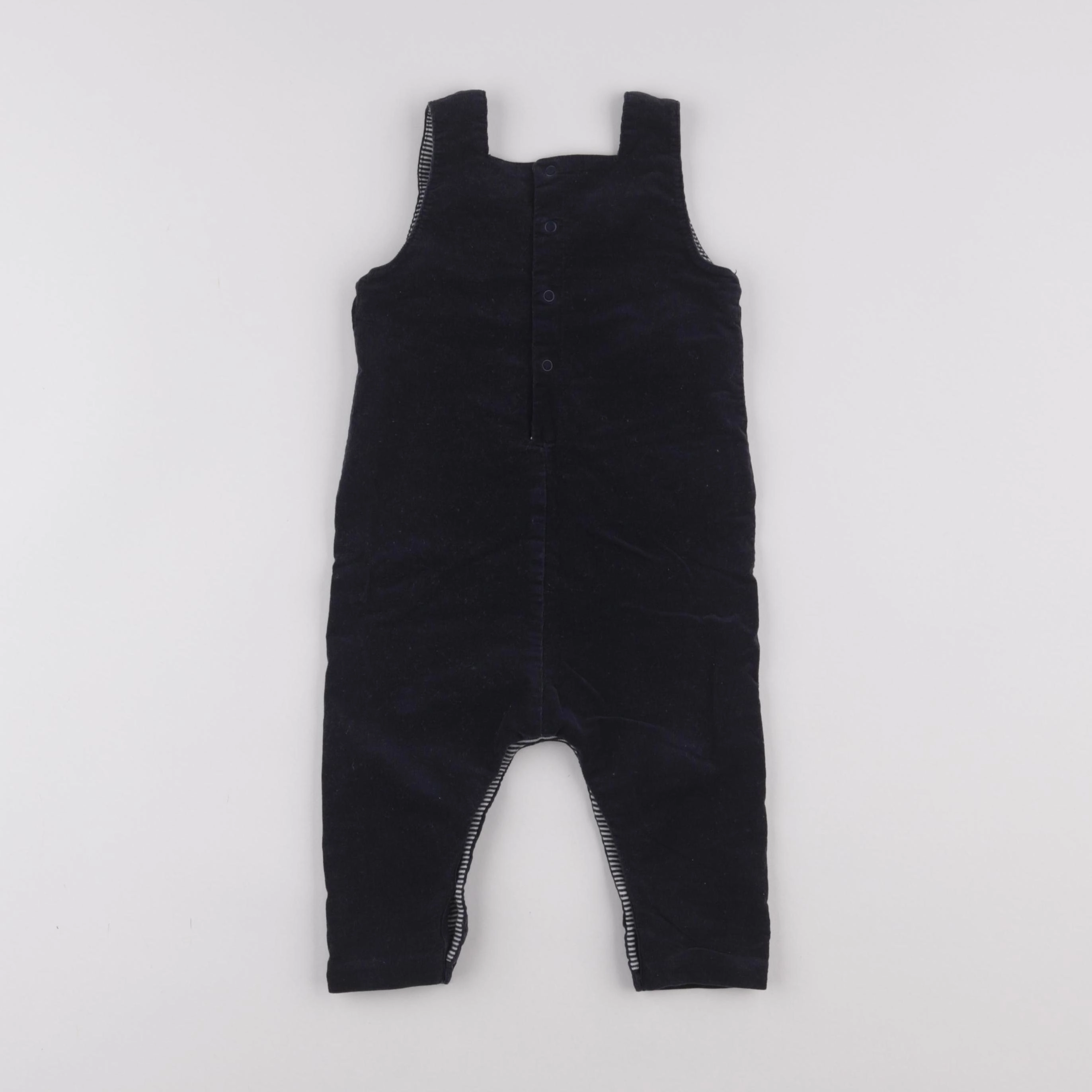 Petit Bateau - combinaison bleu - 12 mois
