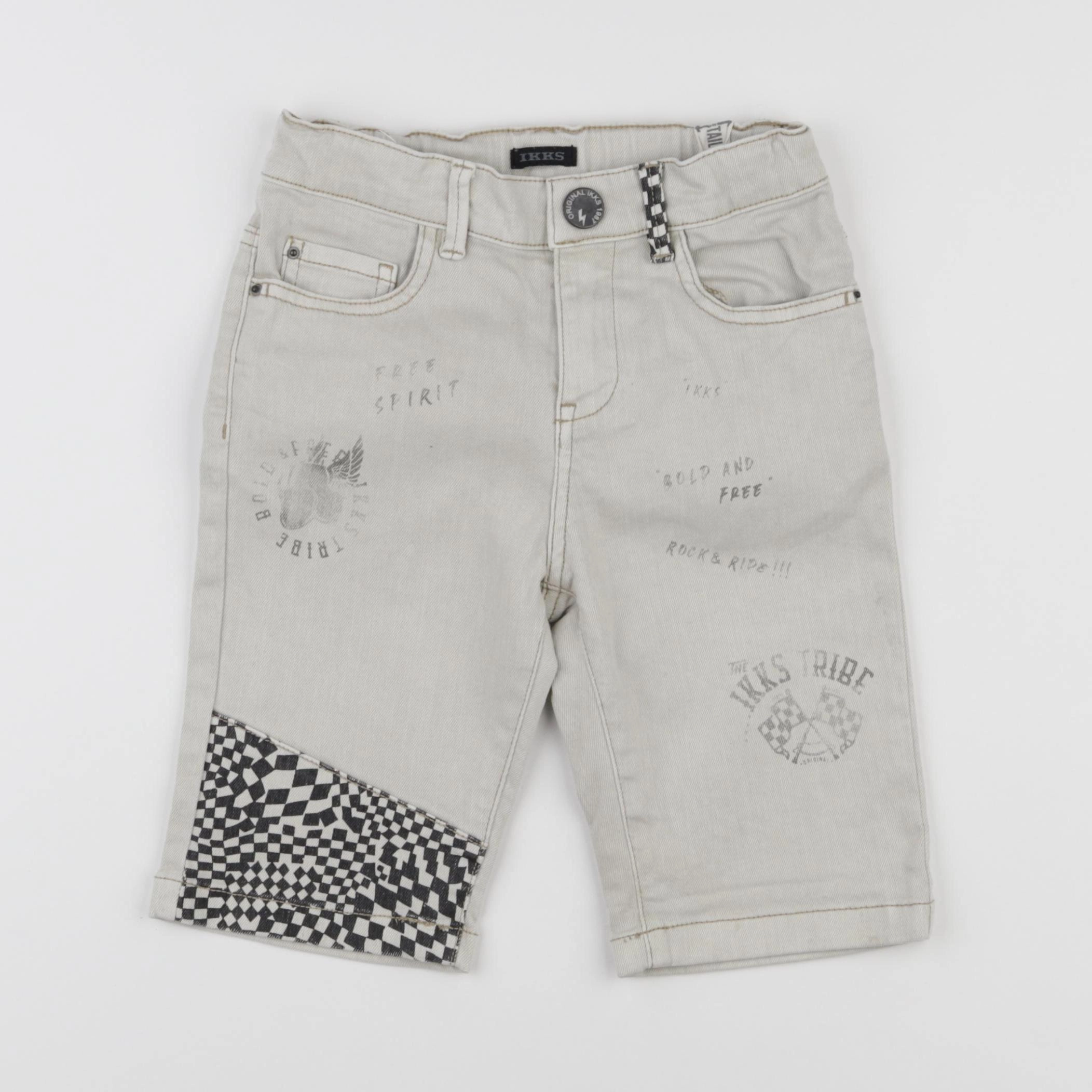 IKKS - short beige - 7 ans