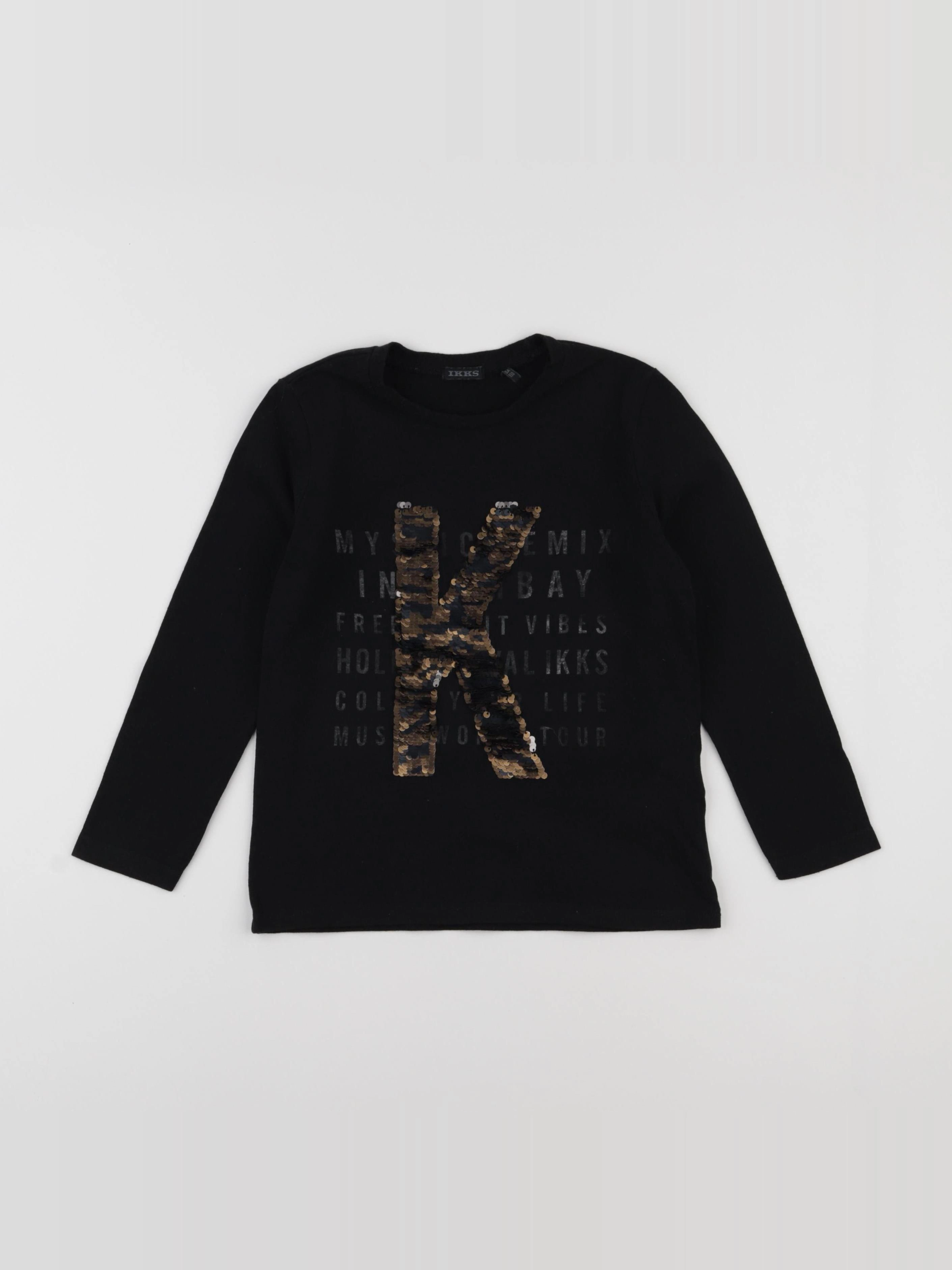 IKKS - tee-shirt noir - 5 ans