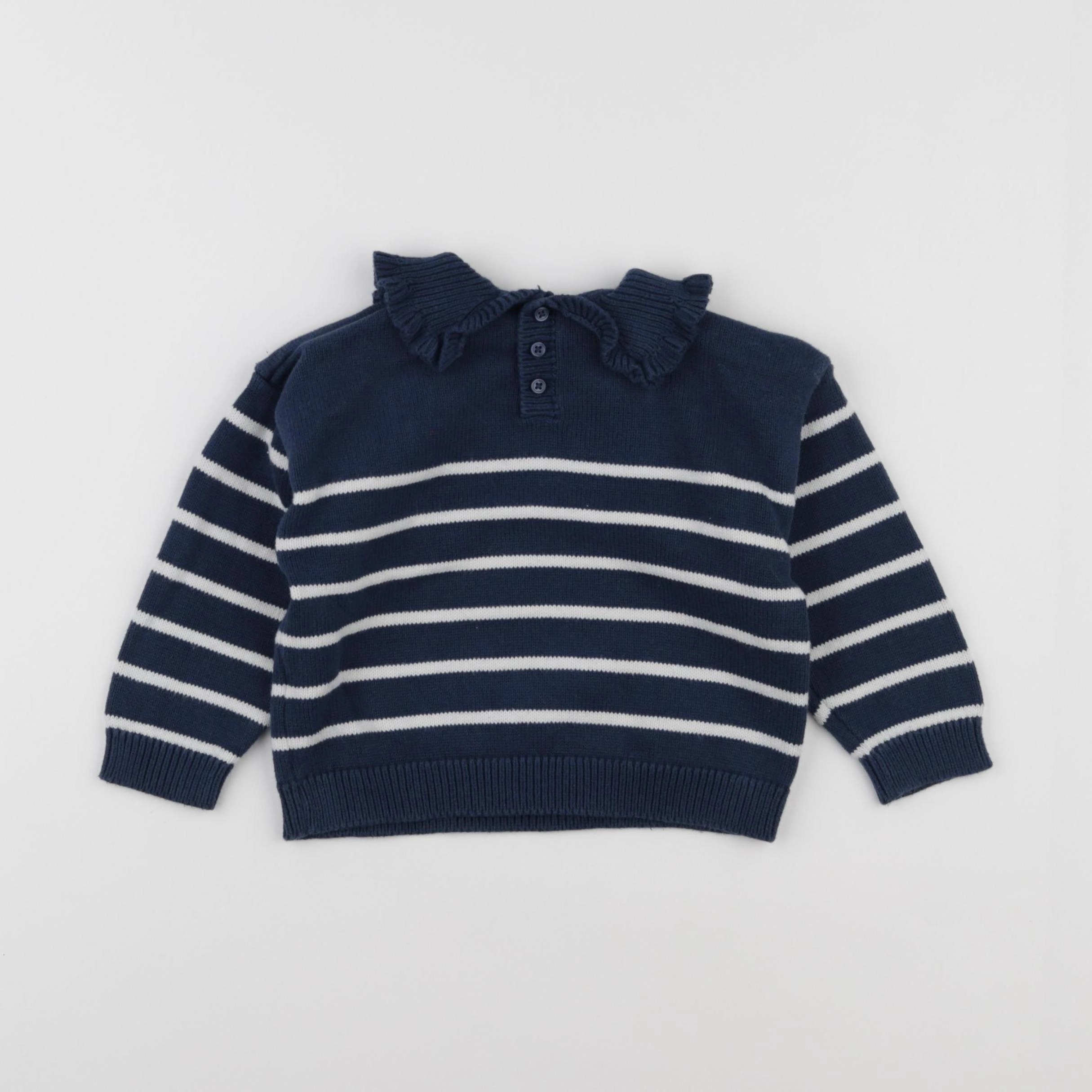 Vertbaudet - pull bleu - 2 ans