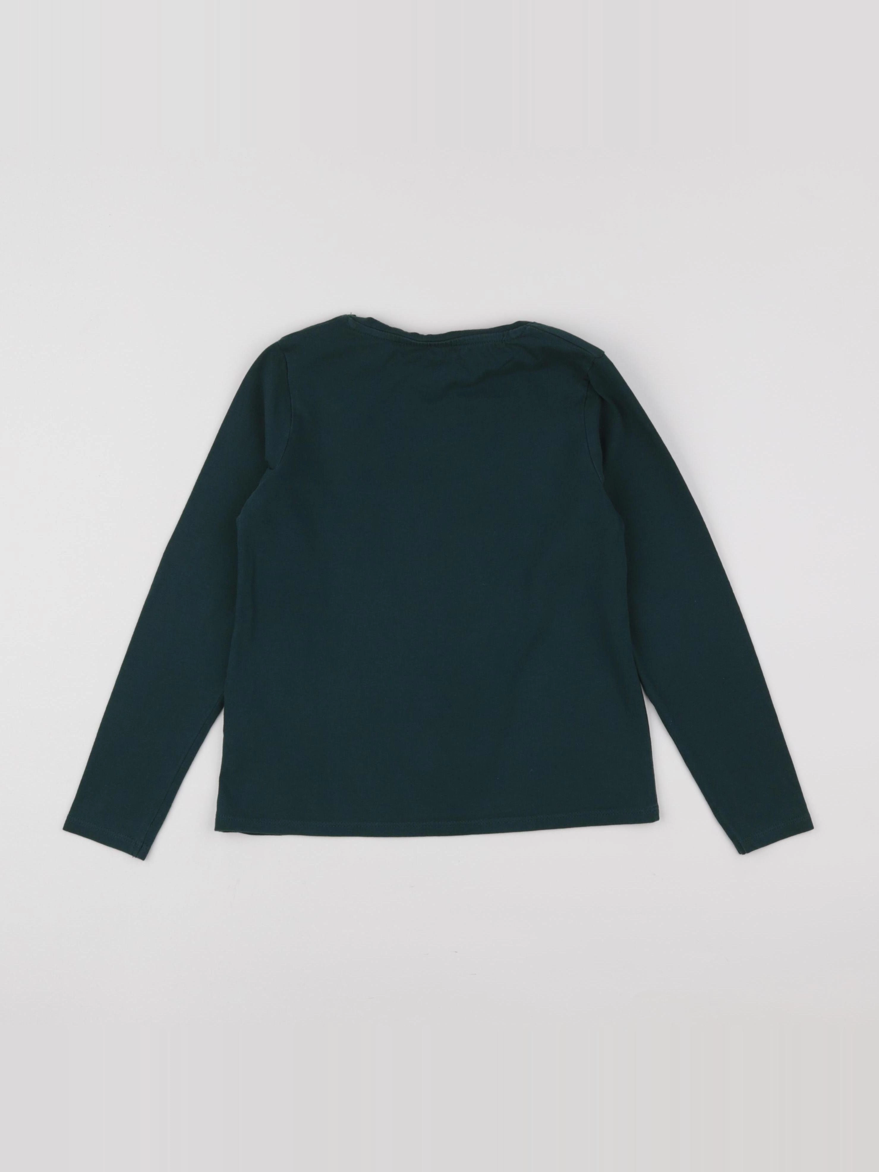 Vertbaudet - tee-shirt vert - 8 ans