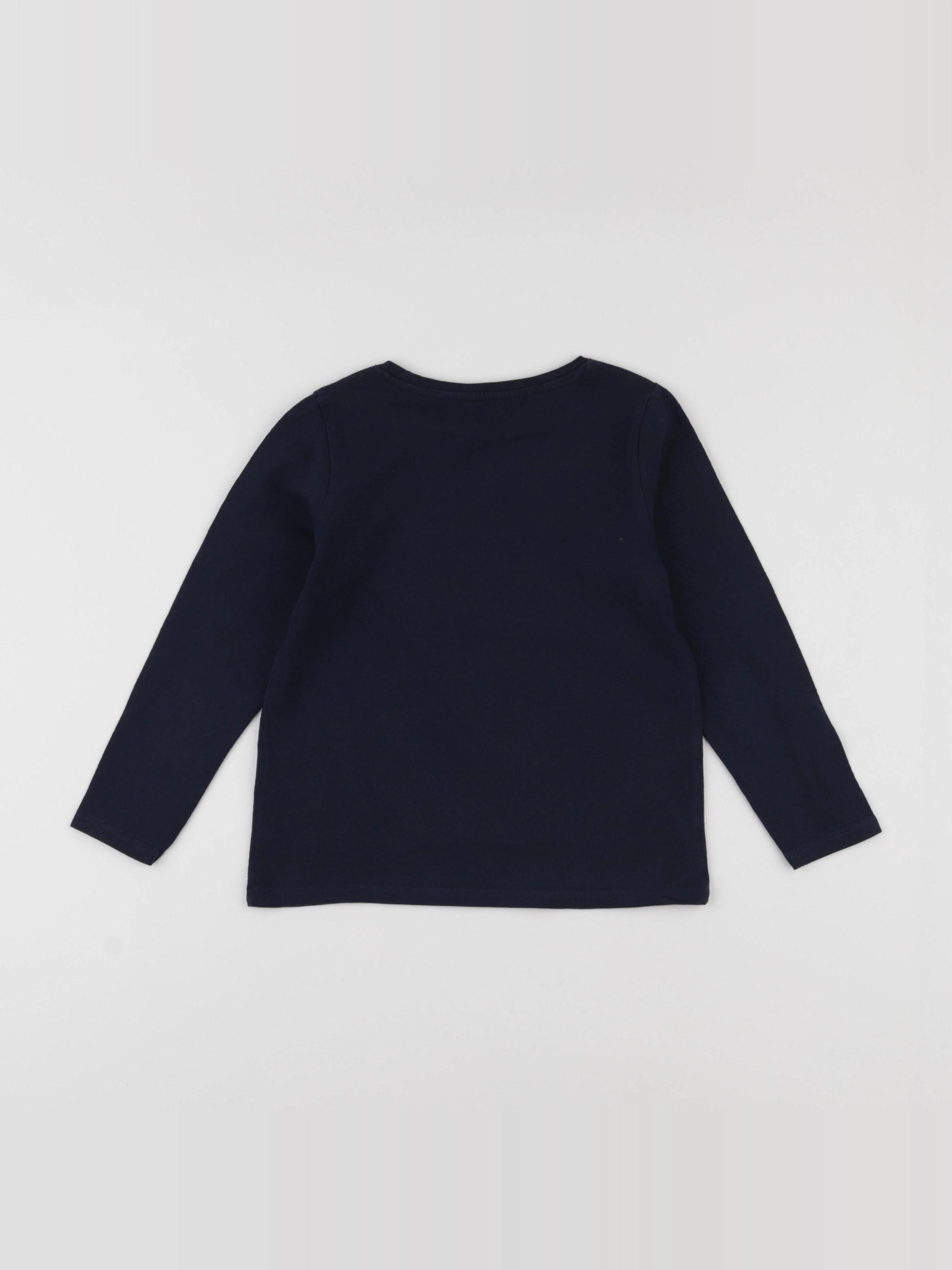Vertbaudet - tee-shirt bleu - 6 ans