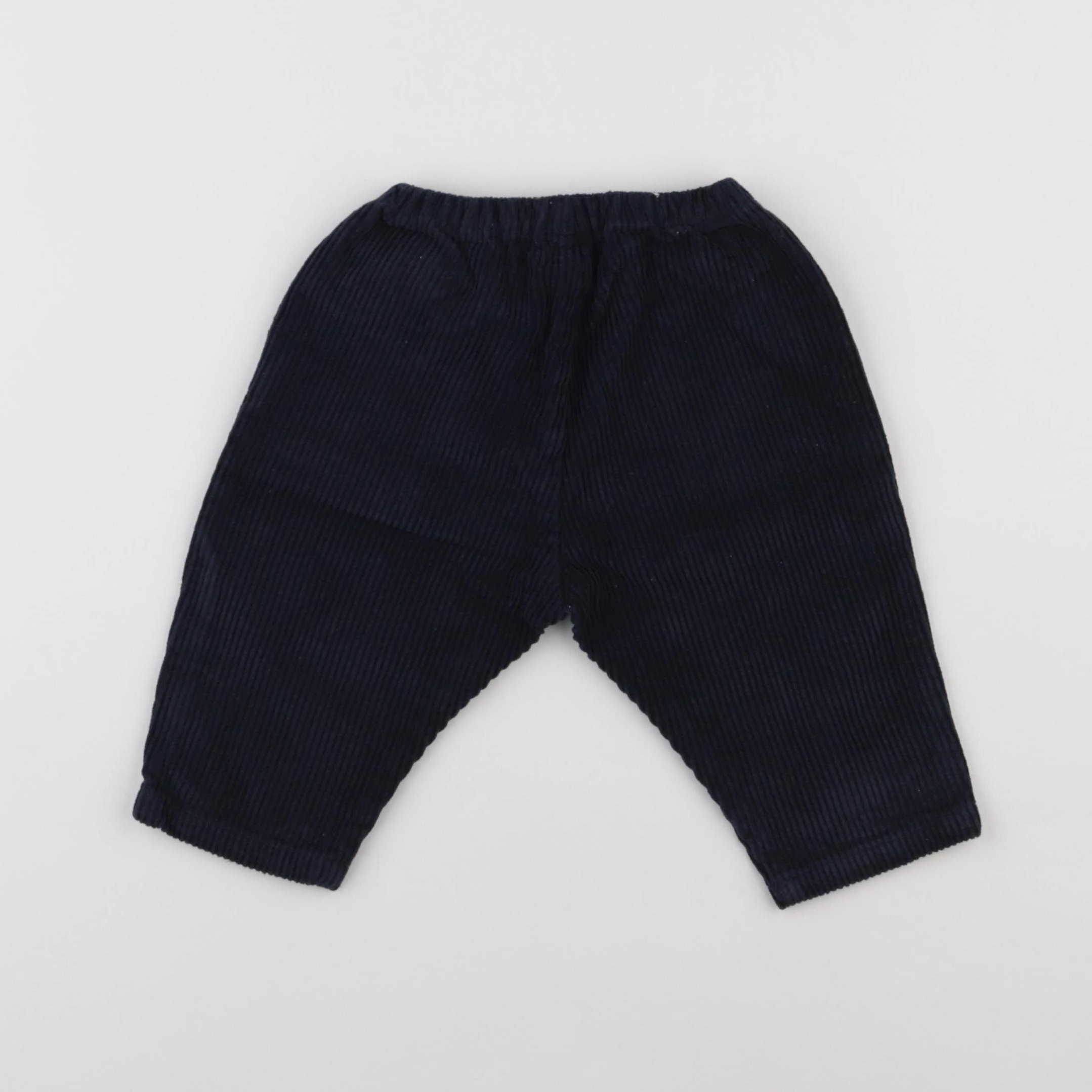 Petit Bateau - pantalon bleu - 12 mois