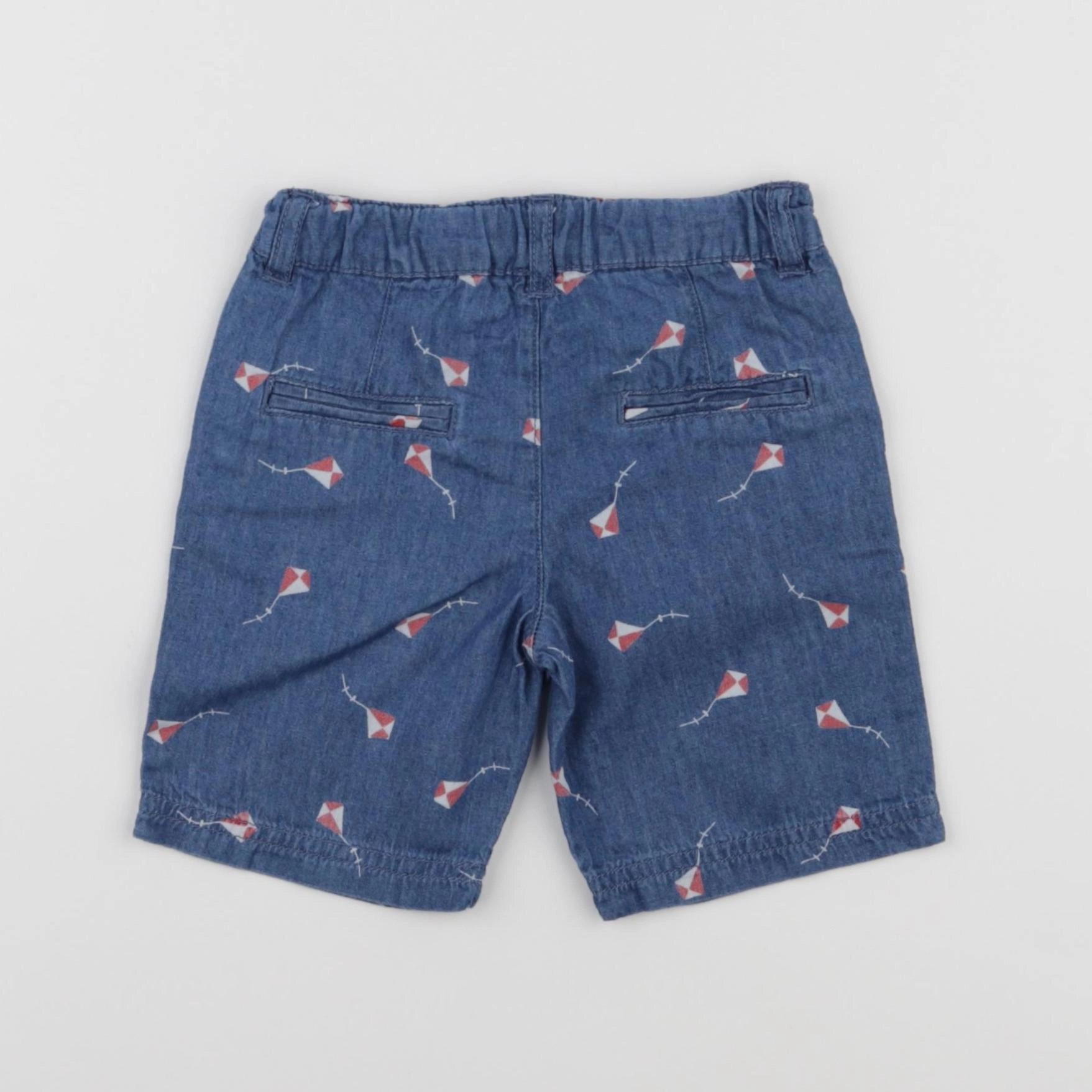 Boutchou - short bleu - 12 mois
