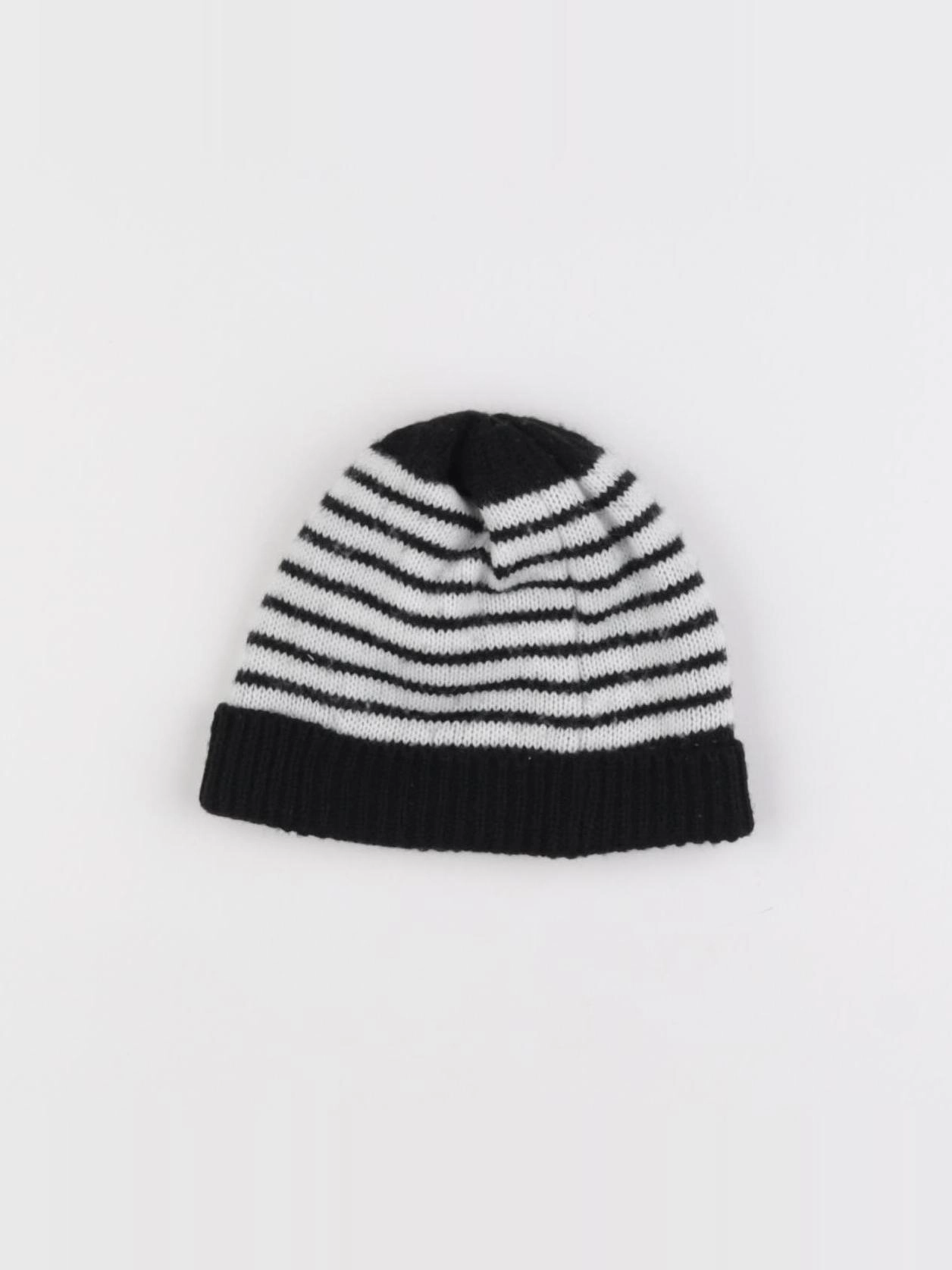 Vertbaudet - bonnet bleu, blanc - 2/3 ans