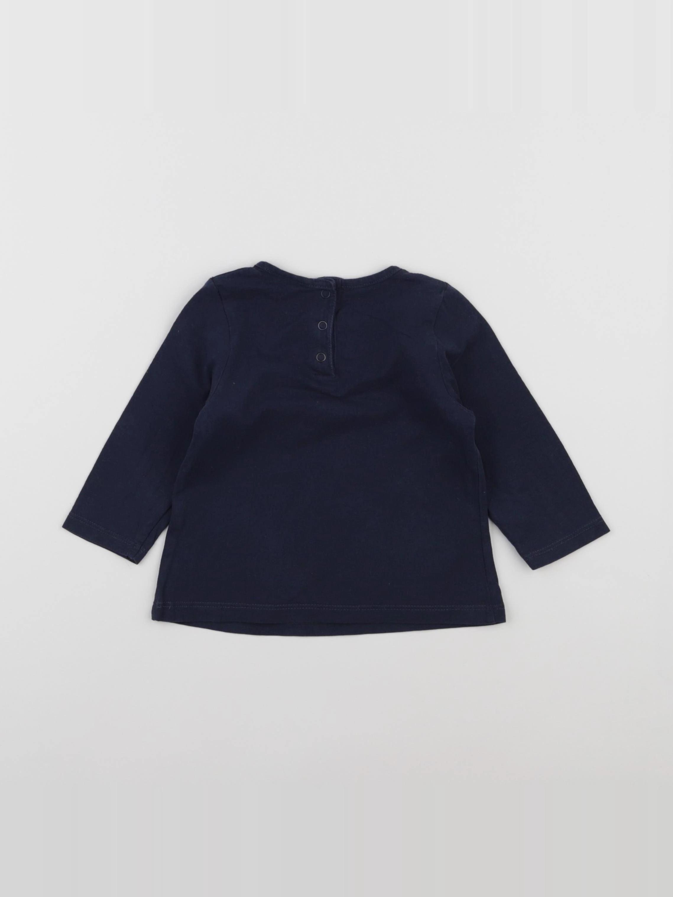 Jacadi - tee-shirt bleu - 12 mois